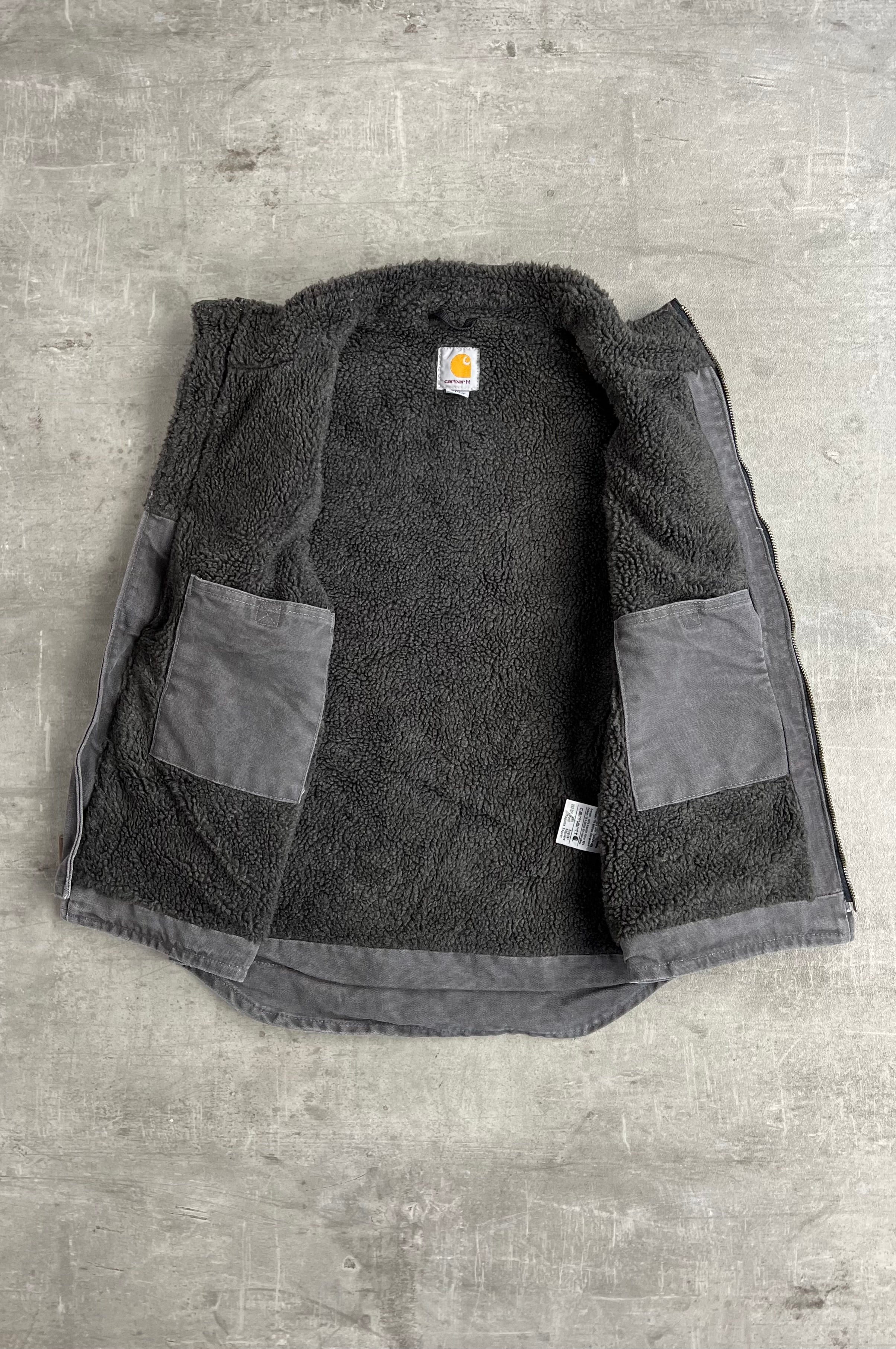 CARHARTT VEST SHERPA LINED V33 GVL GREY - S