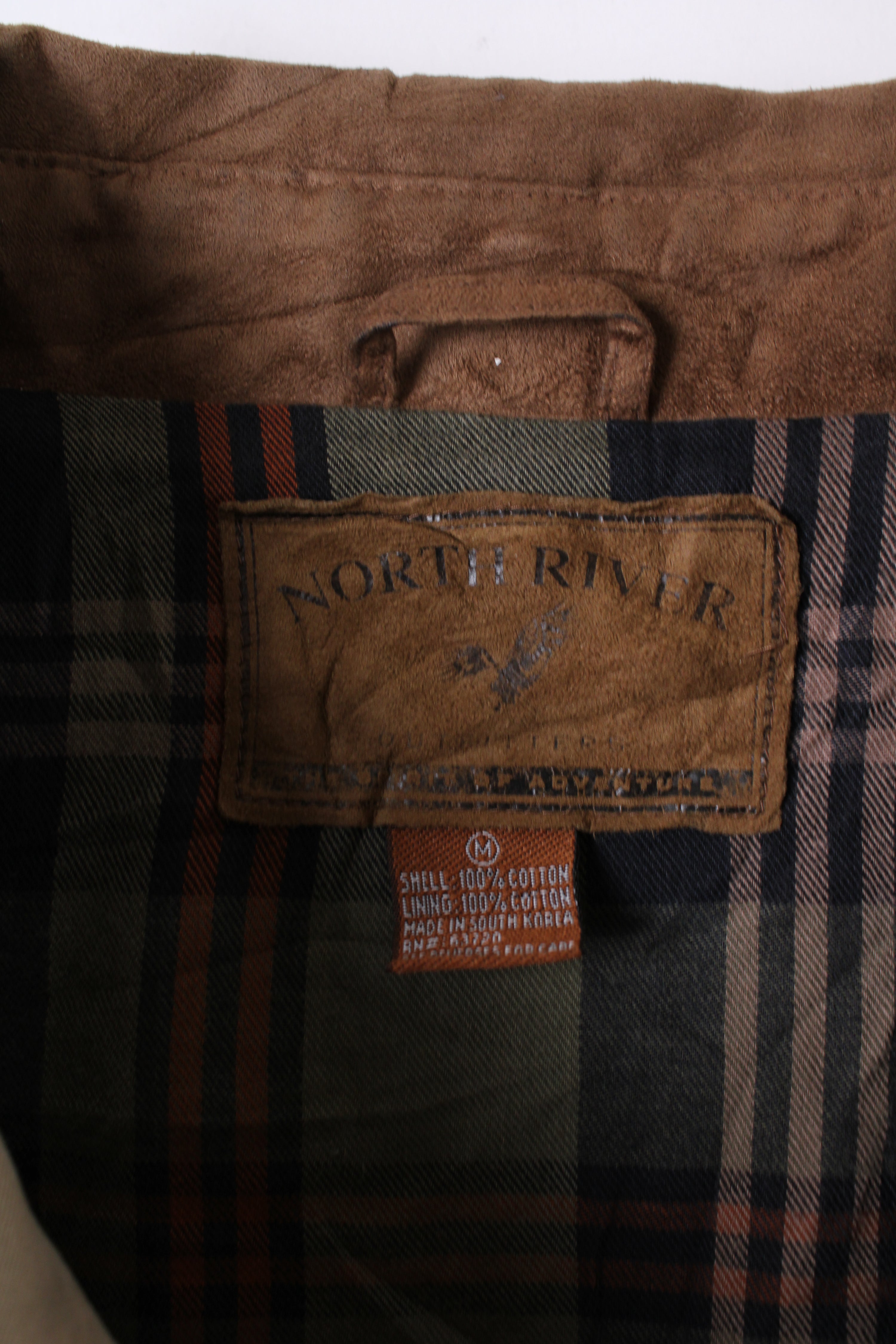 VINTAGE HUNTING JACKET COTTON BEIGE - M