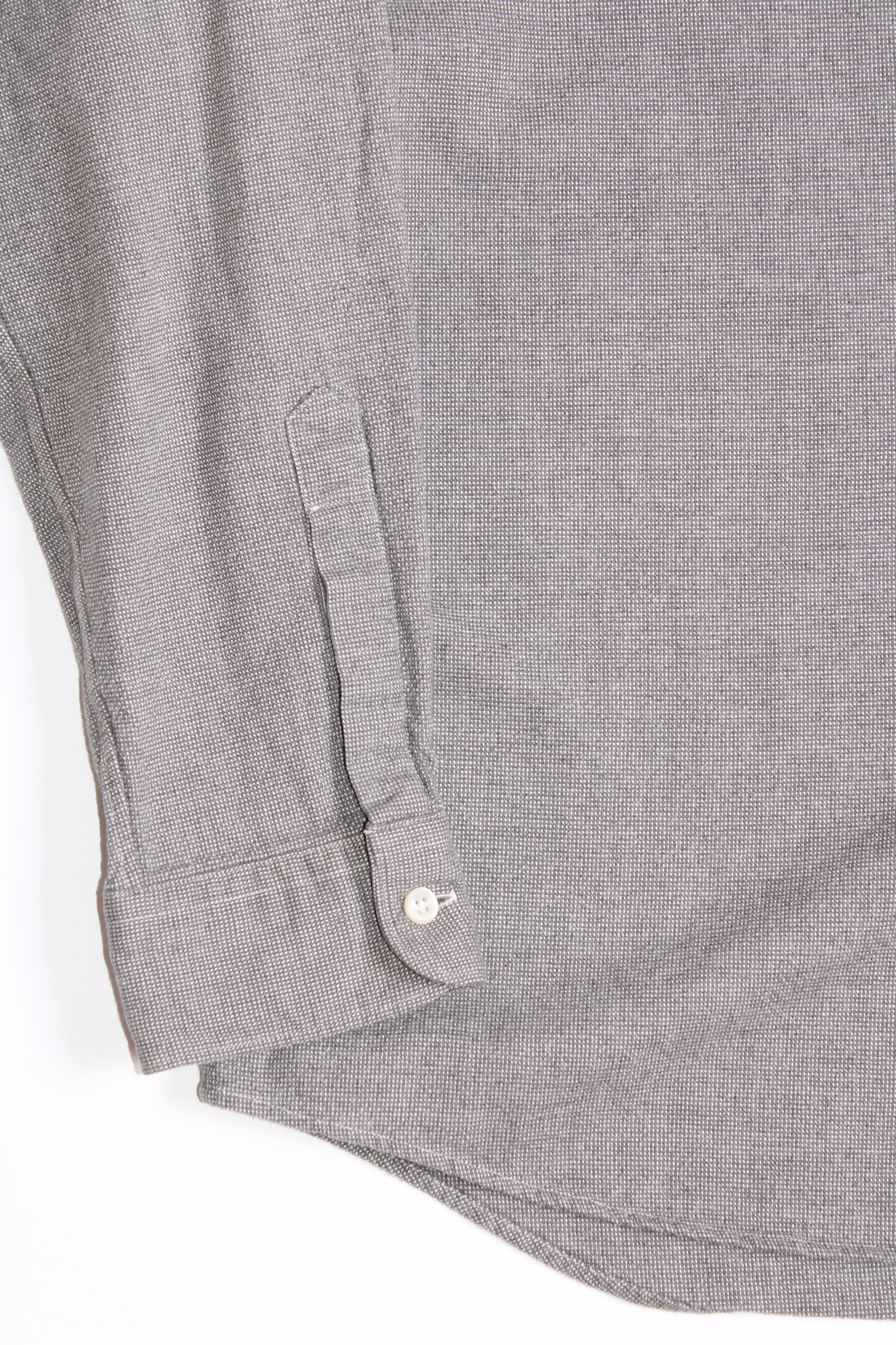 RALPH LAUREN WESTERTON COTTON SHIRT GREY - M