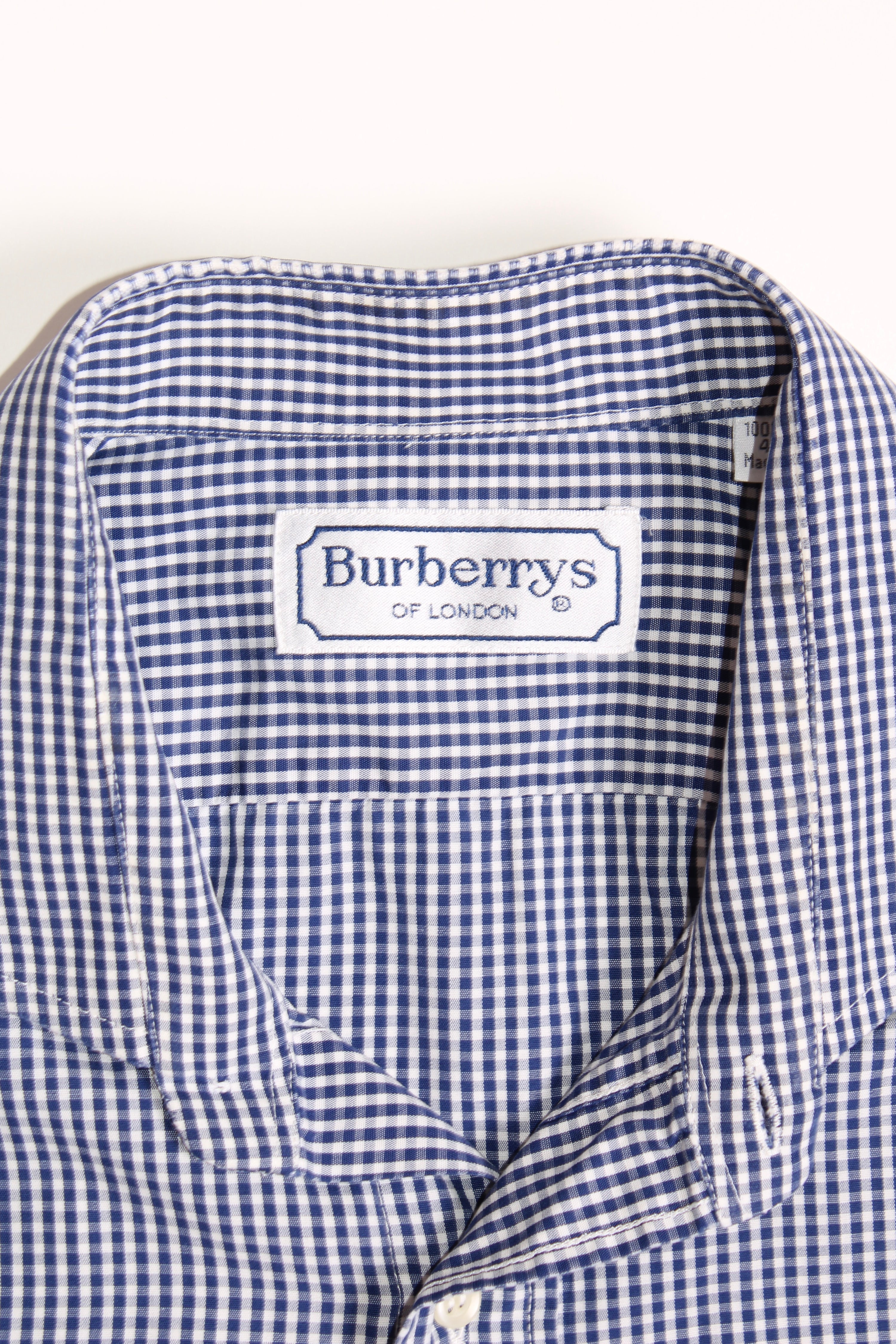 BURBERRYS VINTAGE CHECKED SHIRT - SMALL