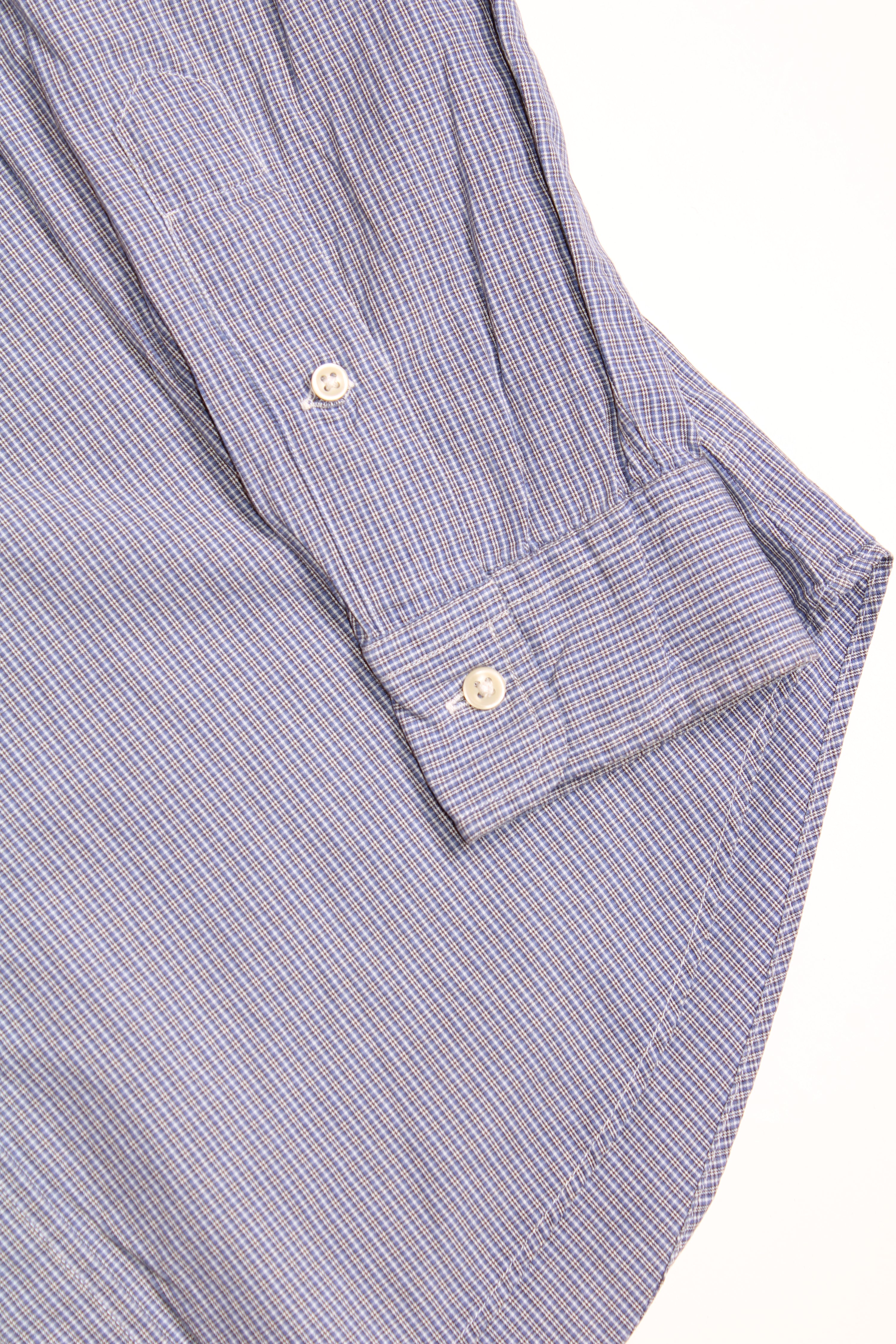 RALPH LAUREN BUTTON DOWN CHECKED SHIRT - M