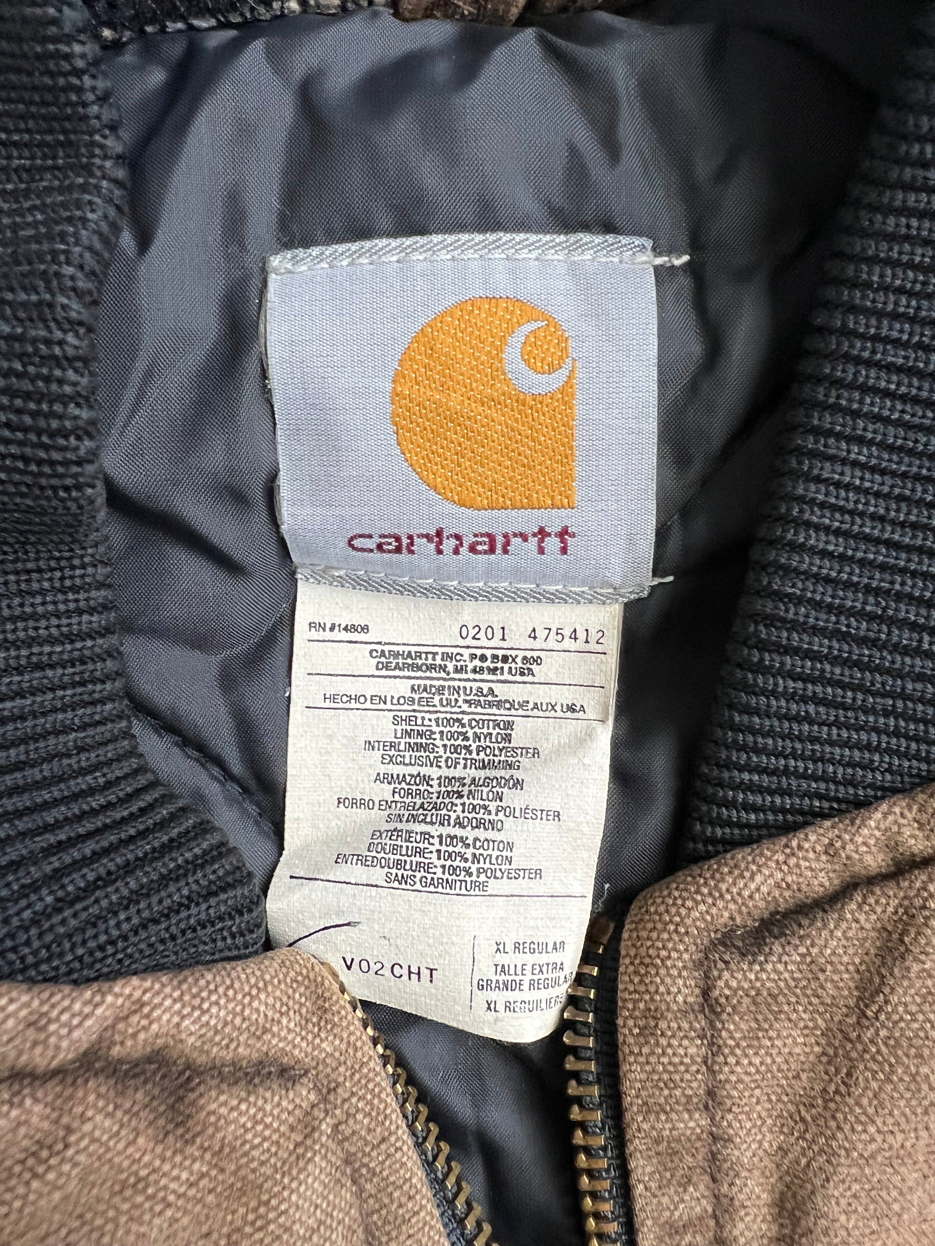 CARHARTT CLASSIC VEST BROWN MADE IN USA - XL