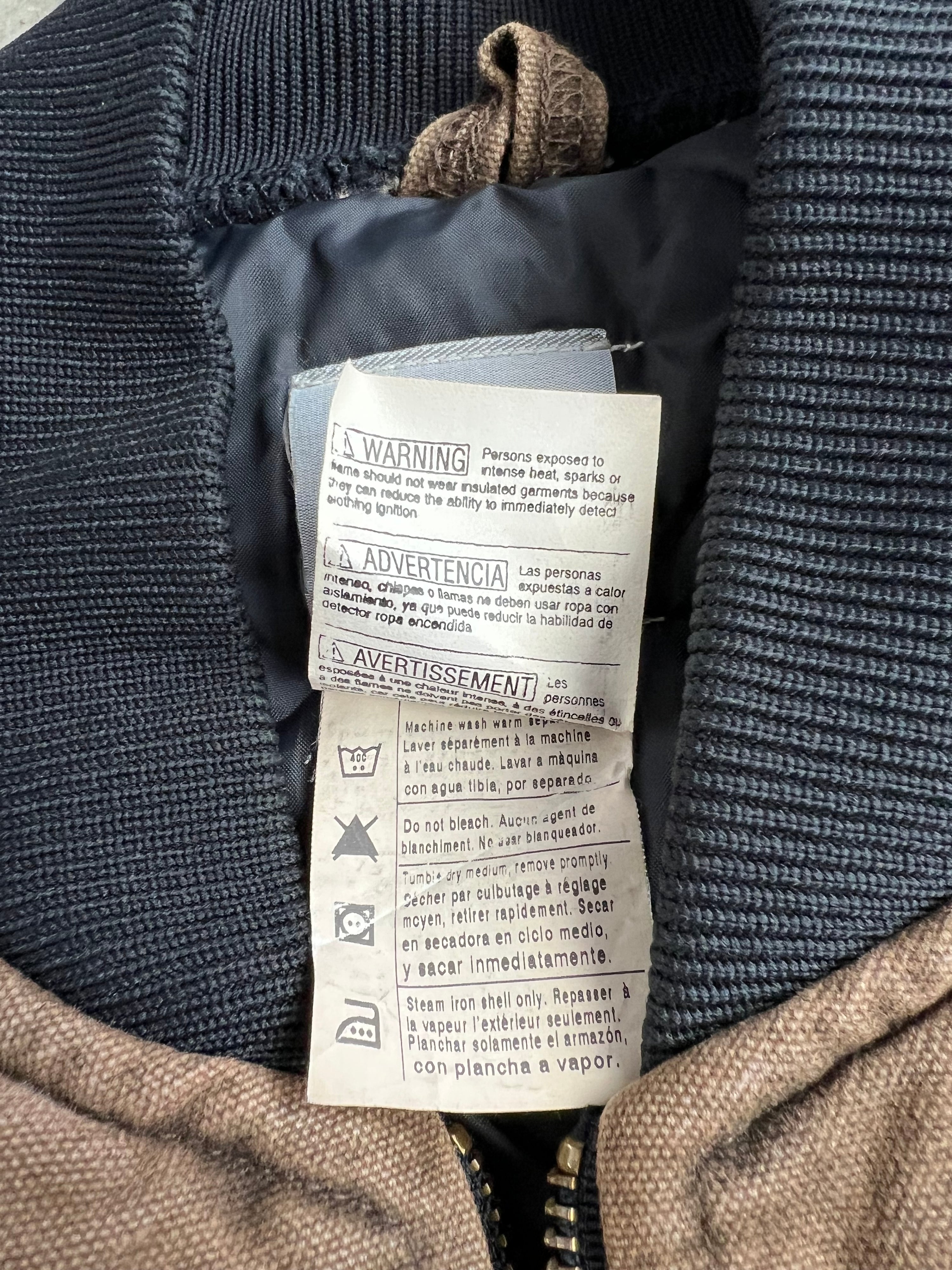 CARHARTT CLASSIC VEST BROWN MADE IN USA - XL