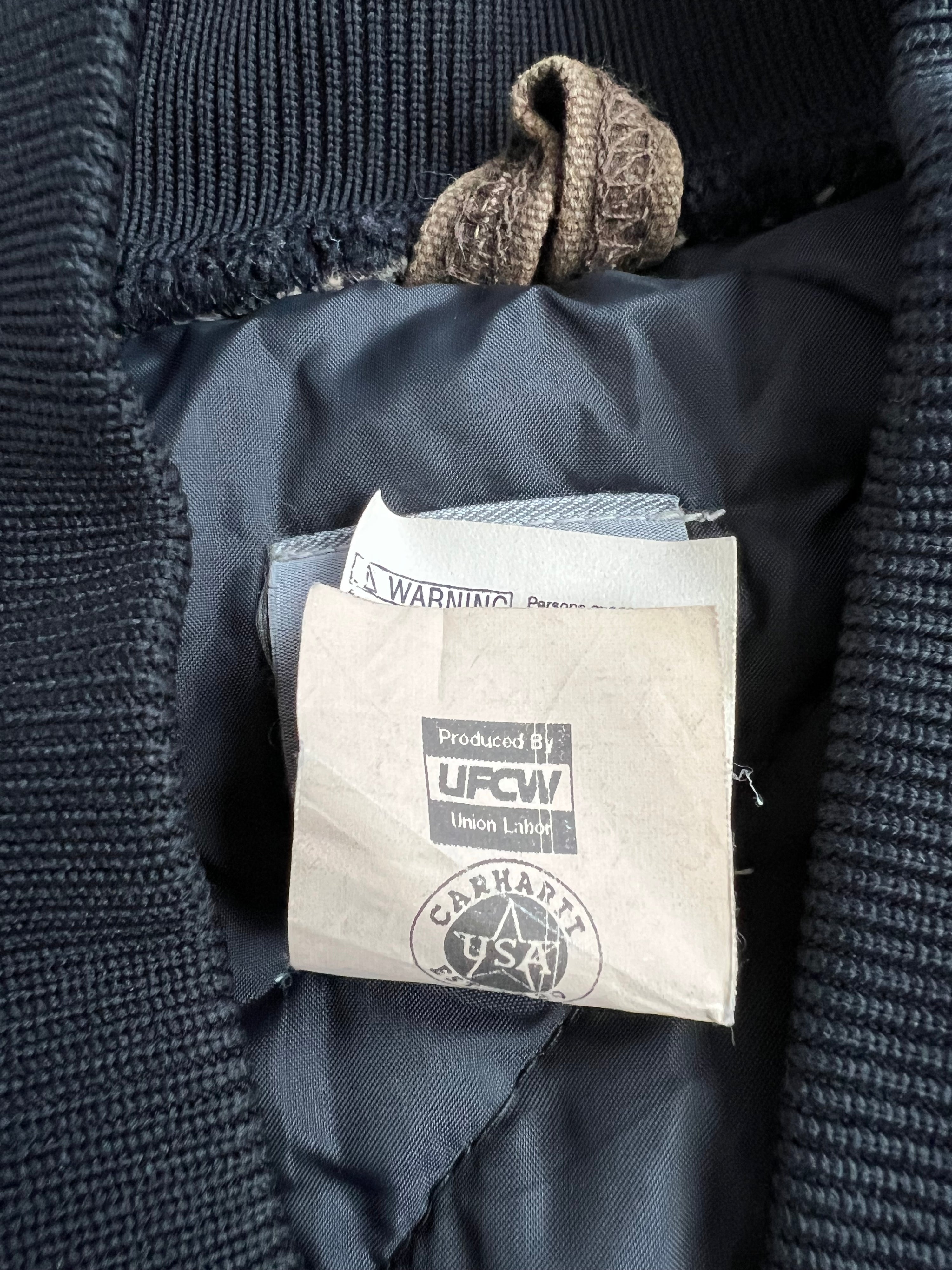 CARHARTT CLASSIC VEST BROWN MADE IN USA - XL