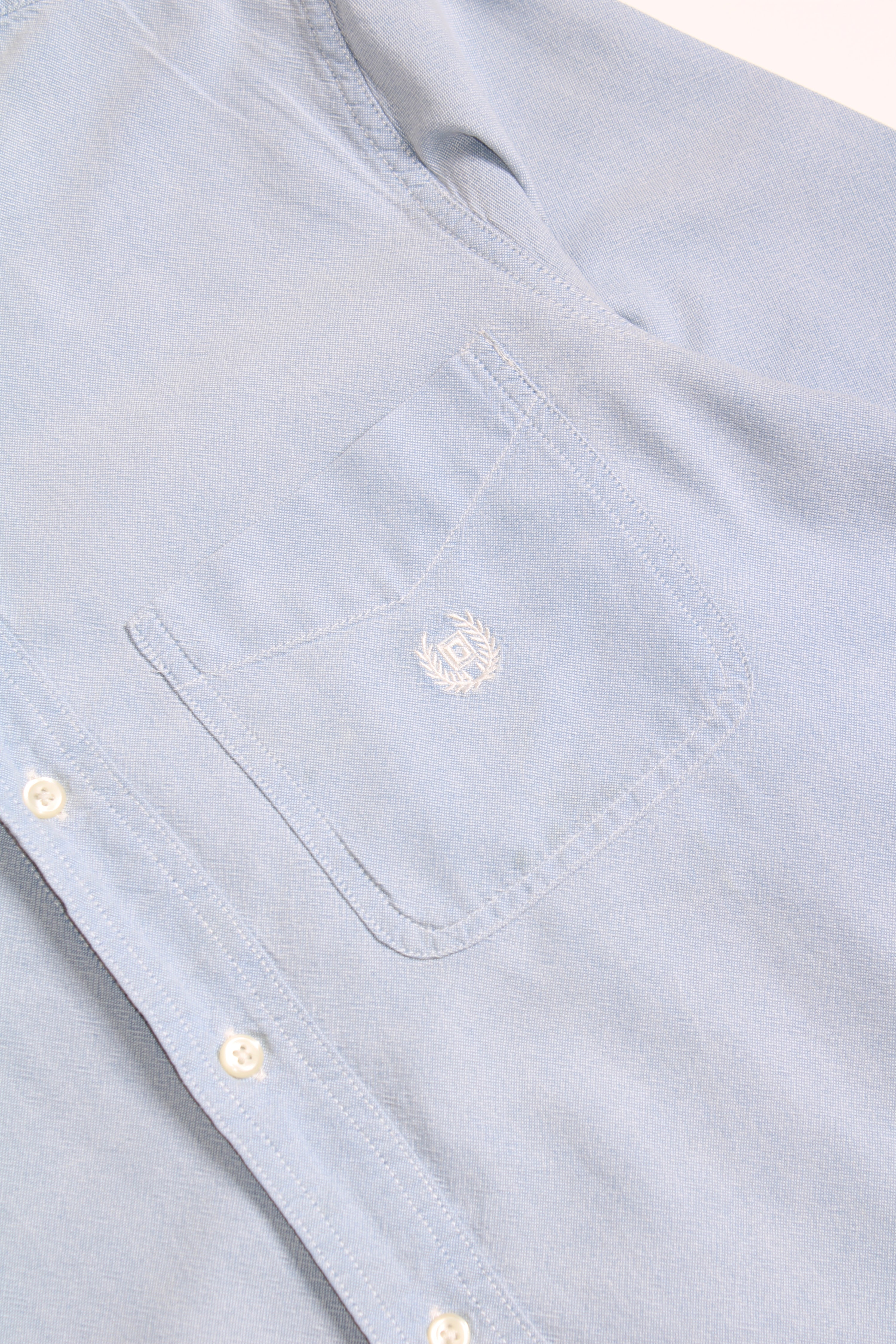 RALPH LAUREN CHAPS OXFORD SHIRT LIGHT BLUE - S