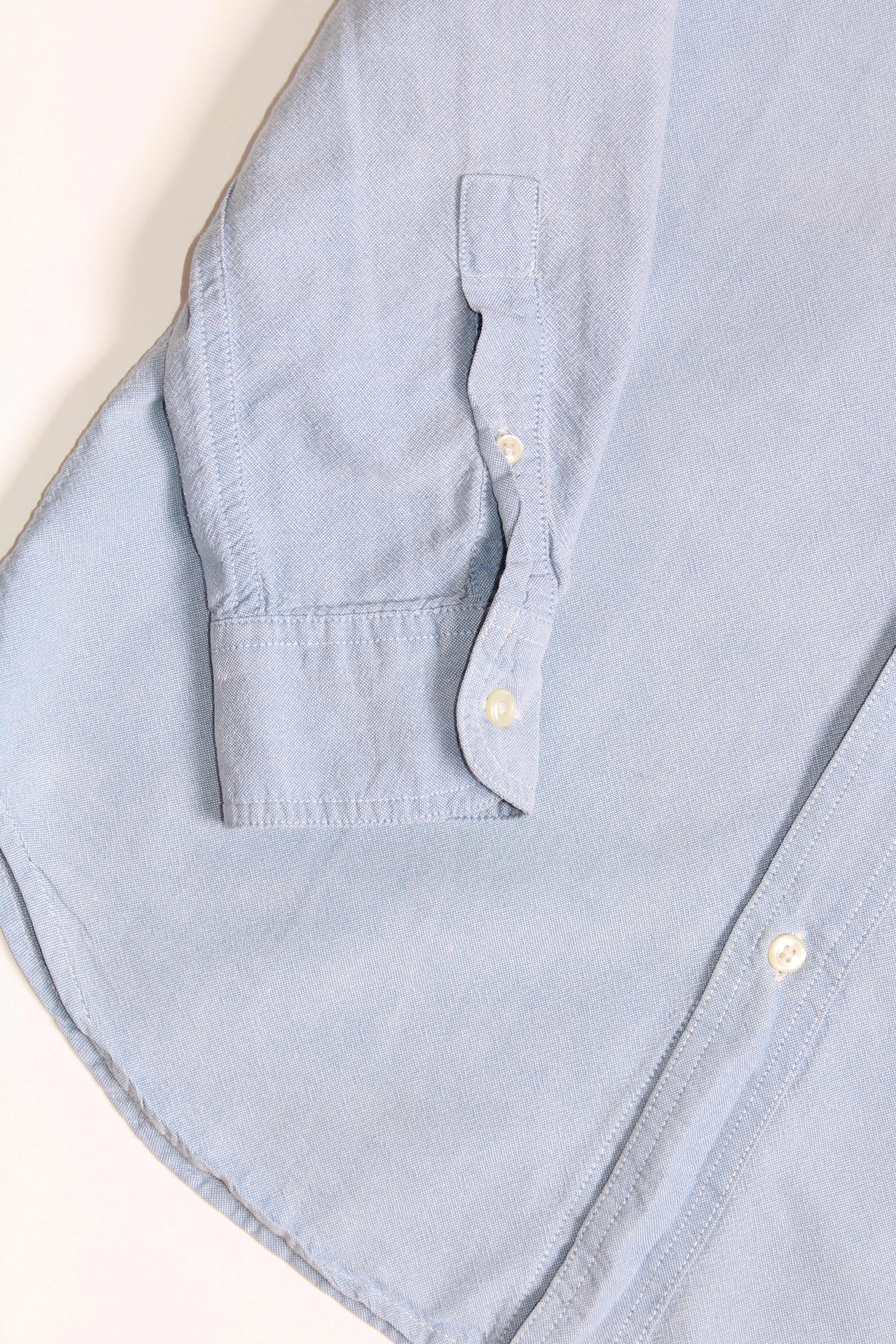 RALPH LAUREN CHAPS OXFORD SHIRT LIGHT BLUE - S