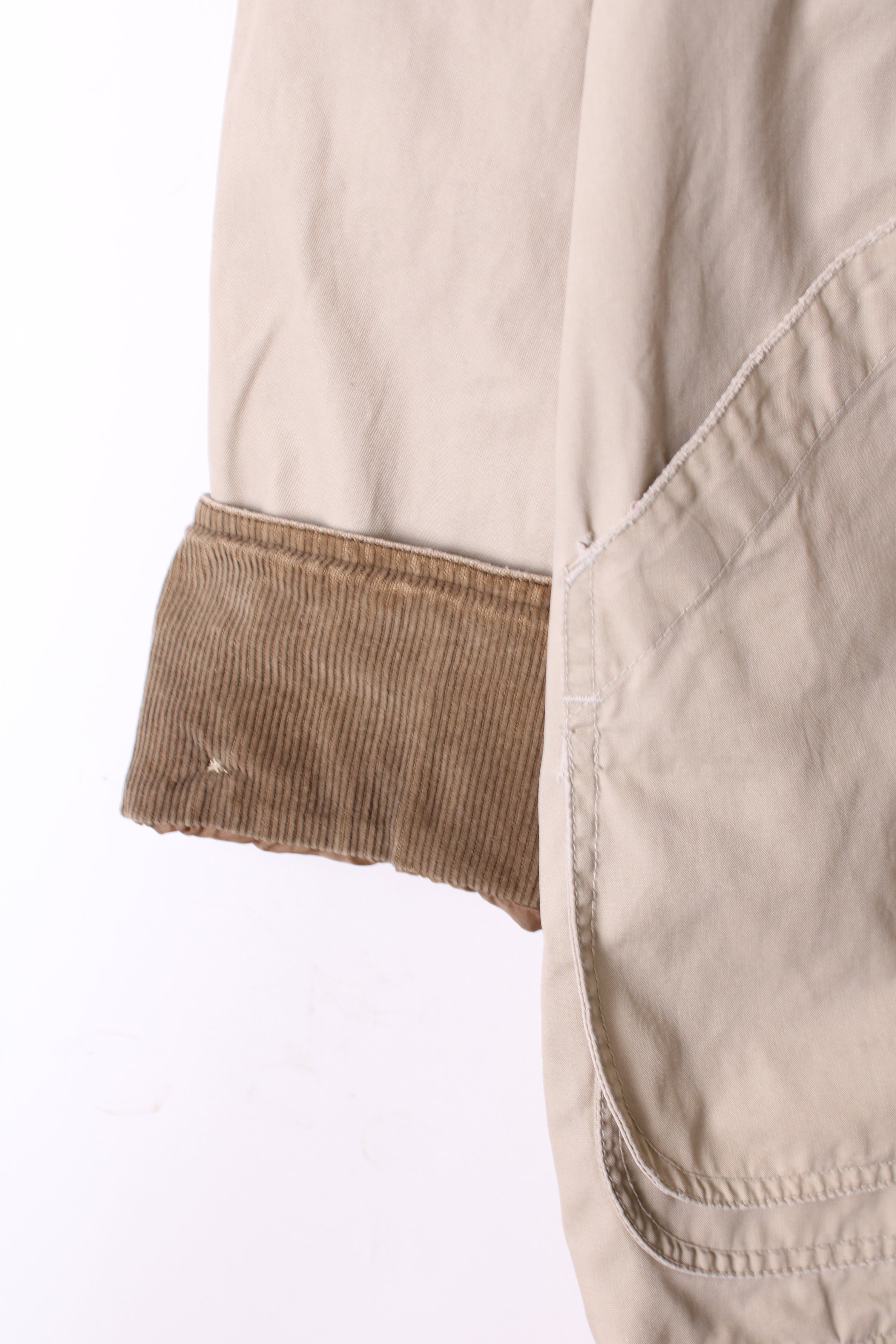 J CREW VINTAGE HUNTING JACKET COTTON BEIGE - M