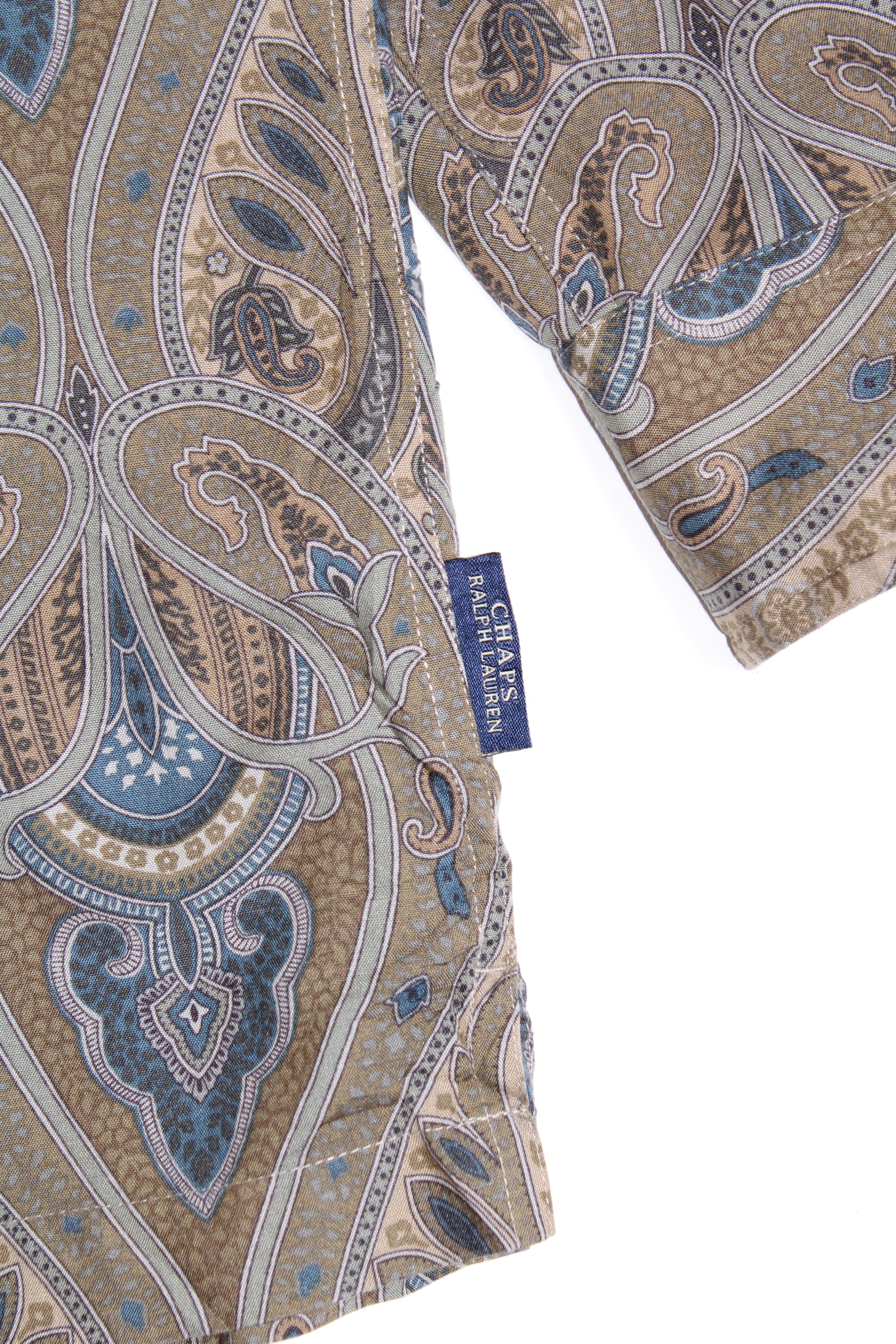 RALPH LAUREN CHAPS PAISLEY SHIRT - L