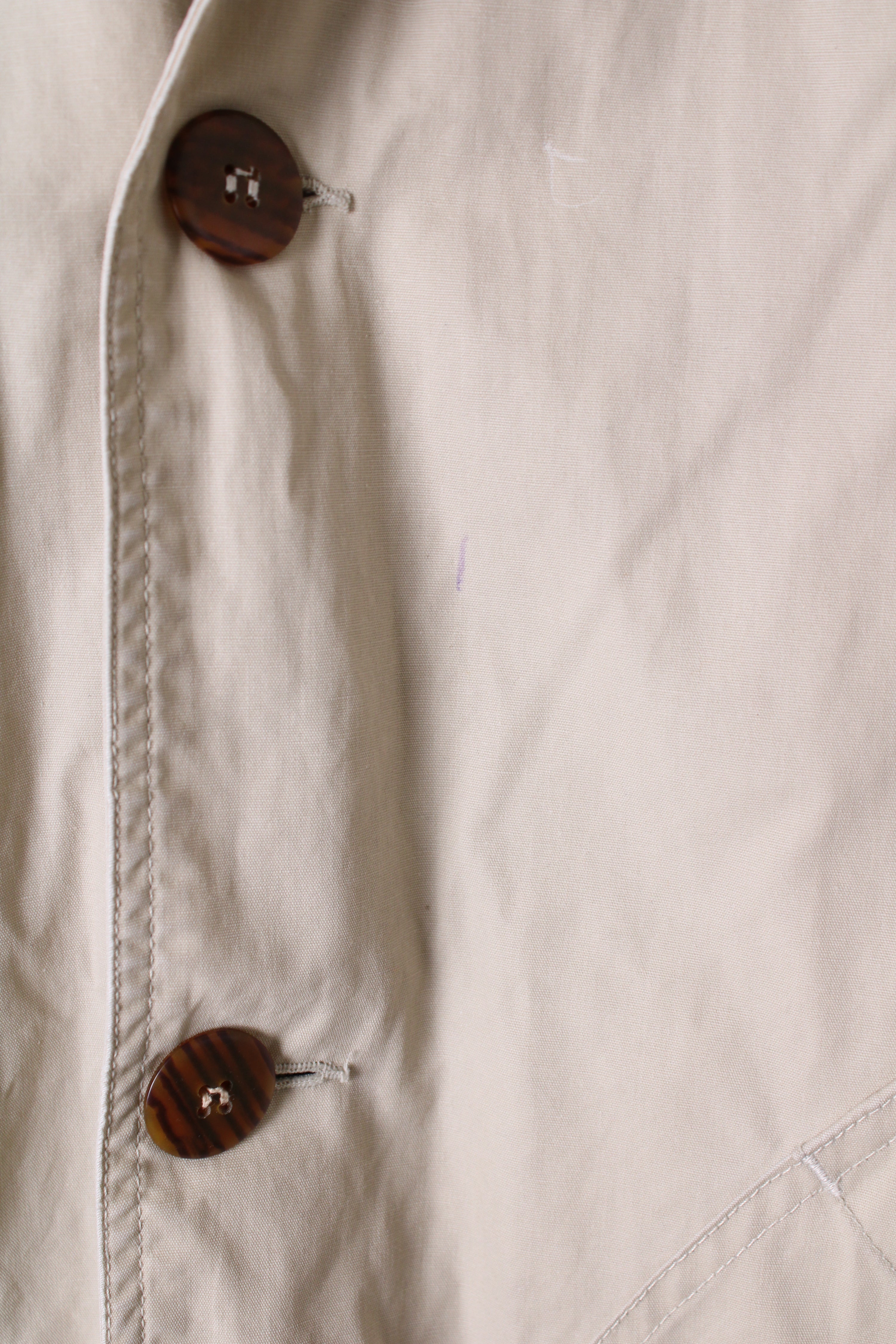 J CREW VINTAGE HUNTING JACKET COTTON BEIGE - M