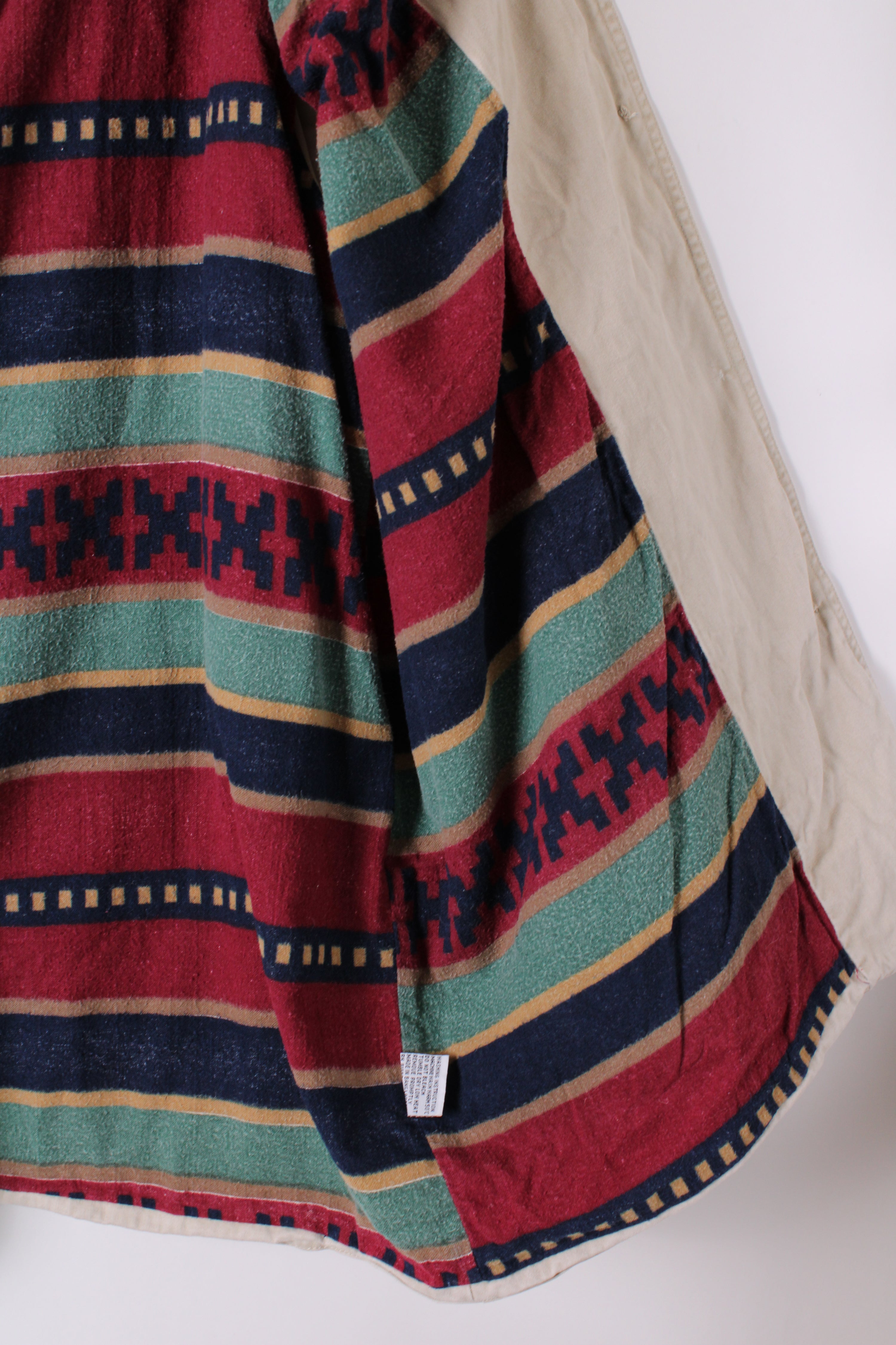 VINTAGE HUNTING JACKET COTTON BEIGE - L