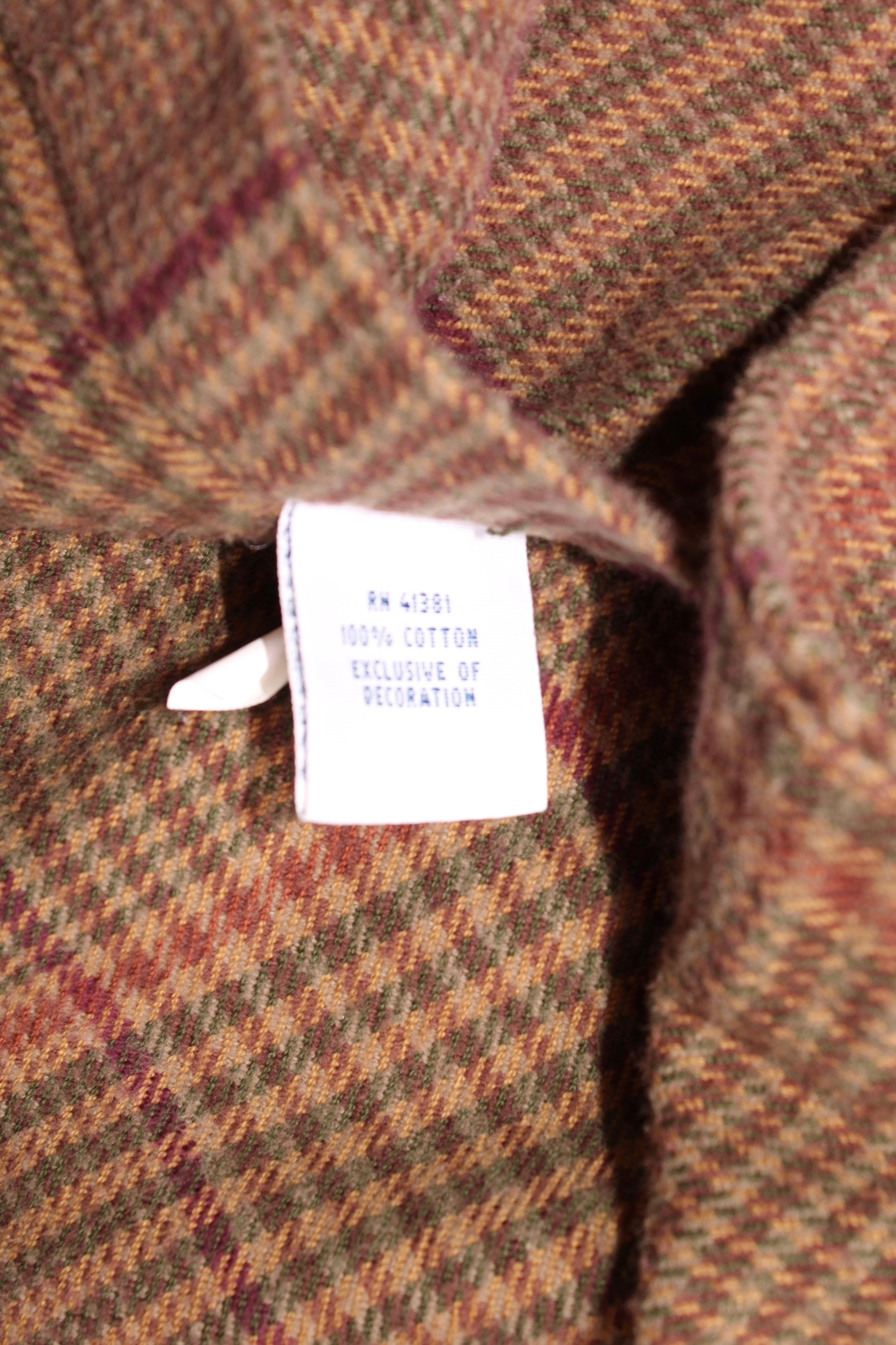 RALPH LAUREN HUNTING FLANNEL SHIRT - XL