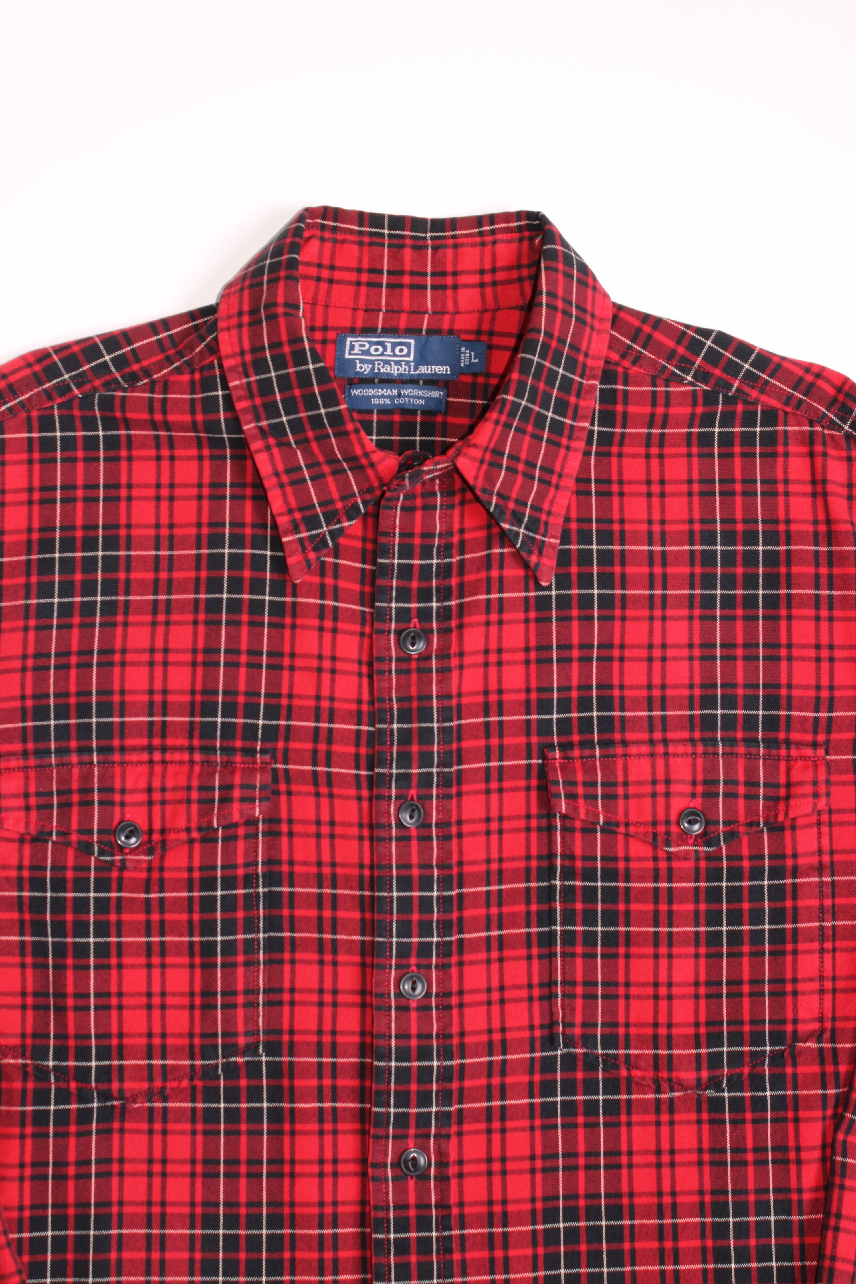 RALPH LAUREN WOODSMAN WORK SHIRT - L
