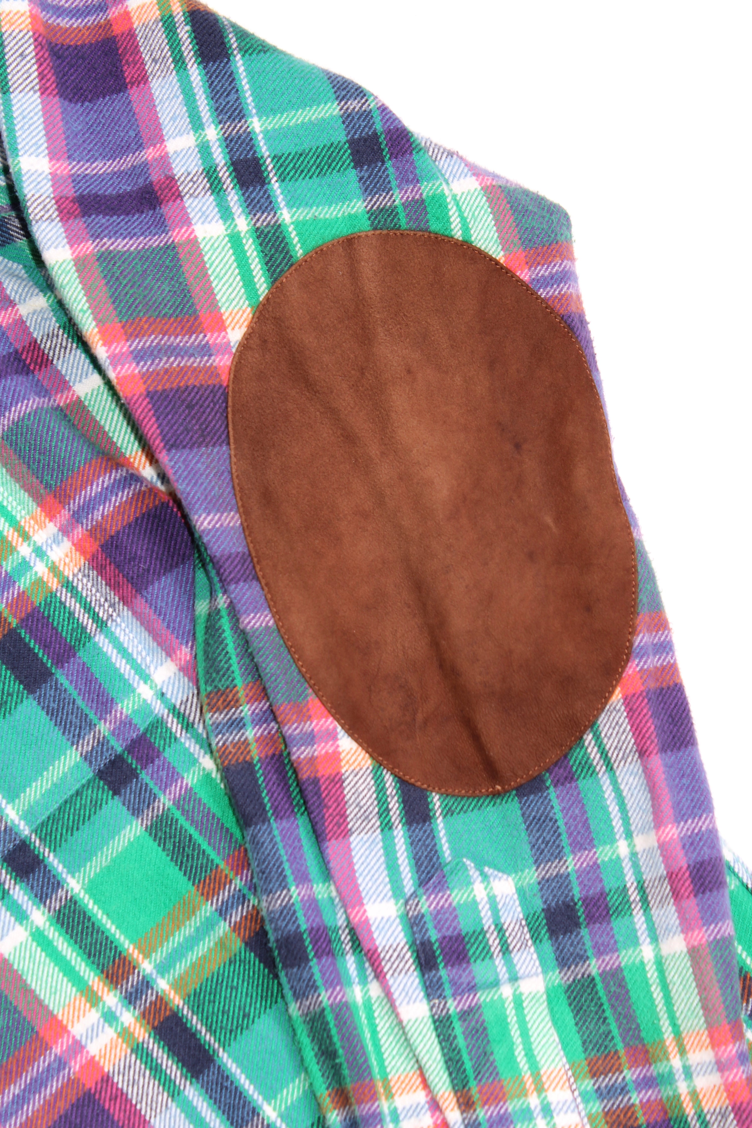 RALPH LAUREN FLANNEL WORK SHIRT - M