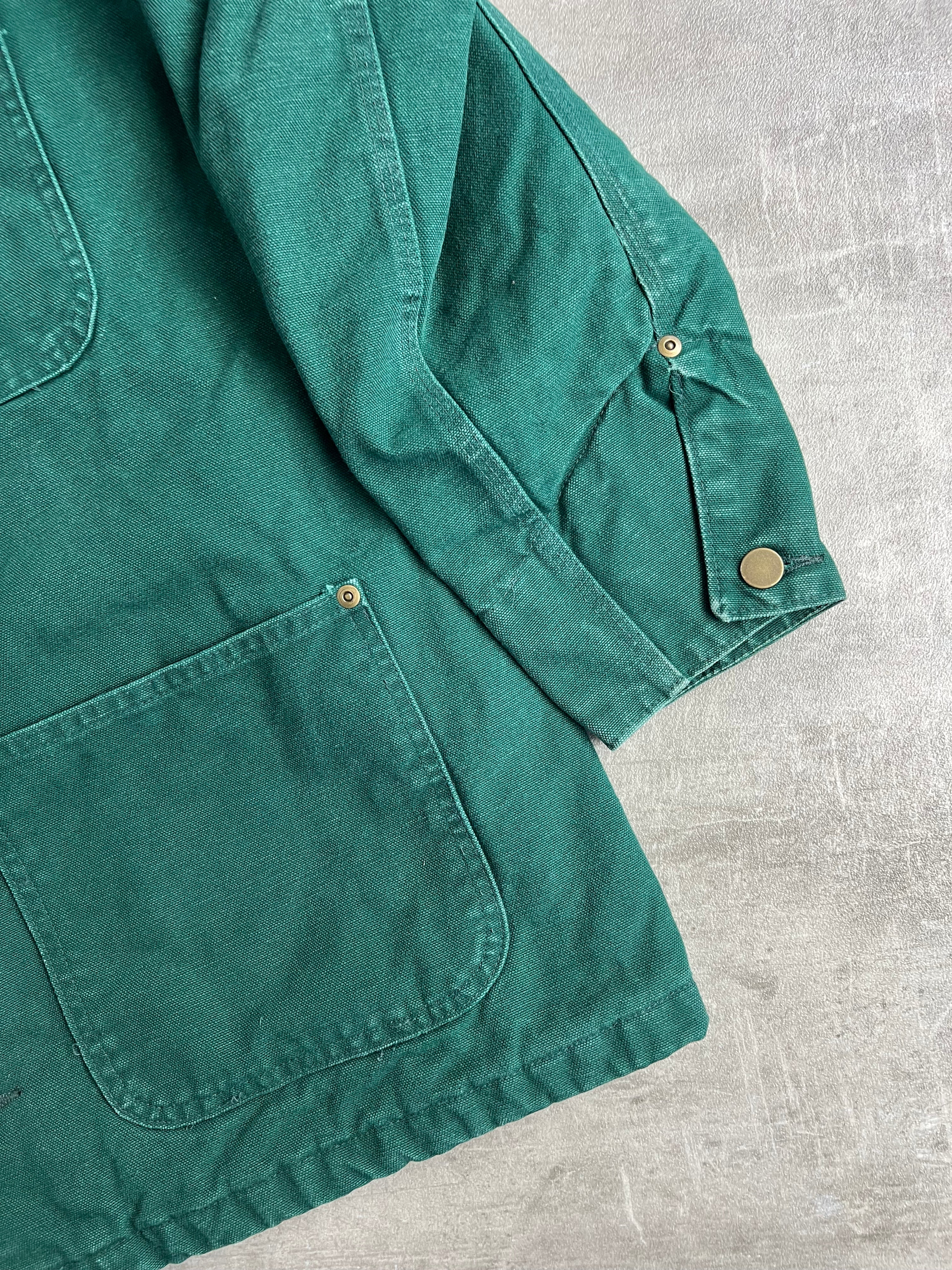 DUXBAK MICHIGAN BLANKET LINED CHORE JACKET GREEN - M/L