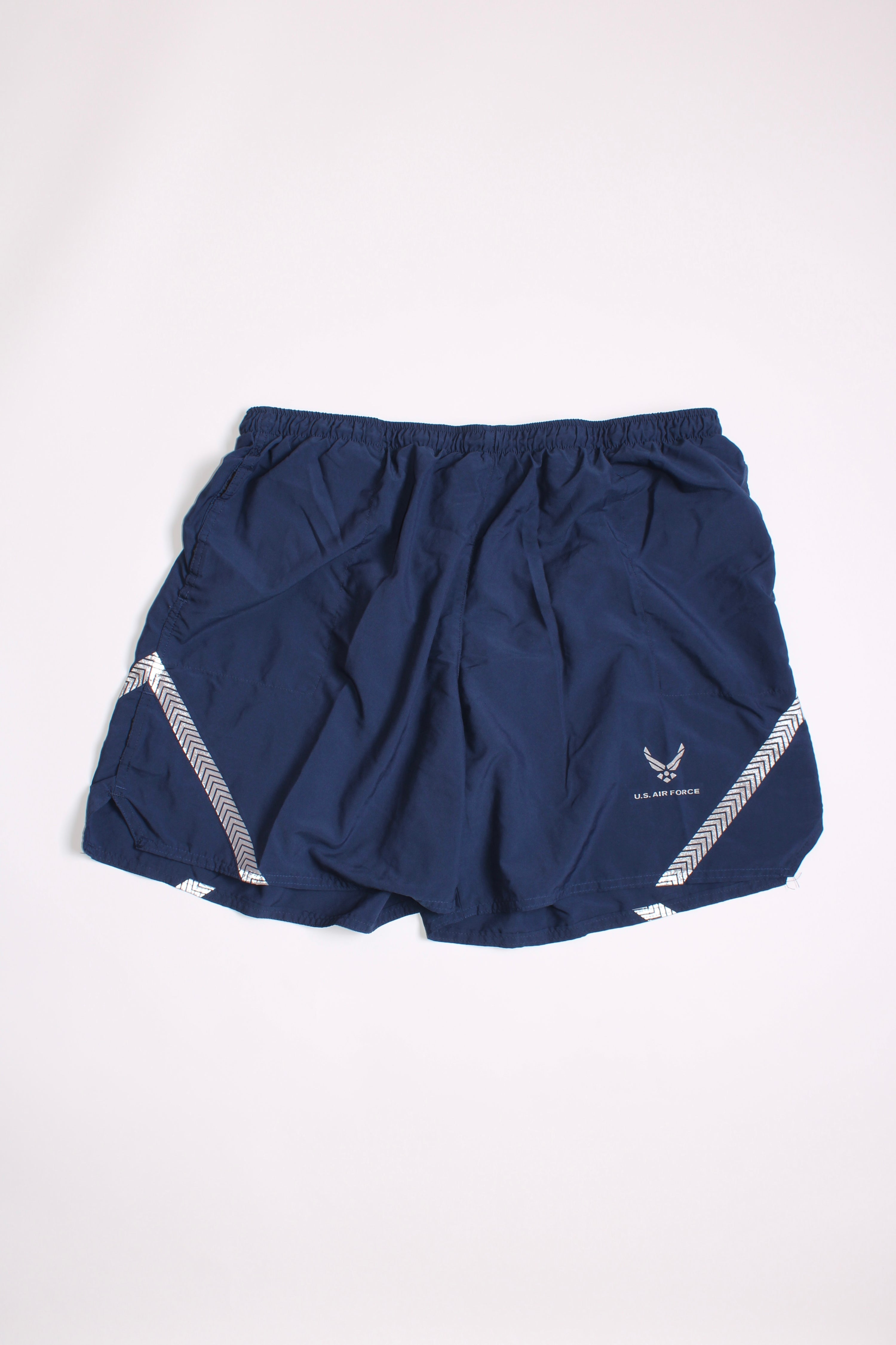 US ARMY VINTAGE AIR FORCE TRAINING SHORTS BLUE - XL
