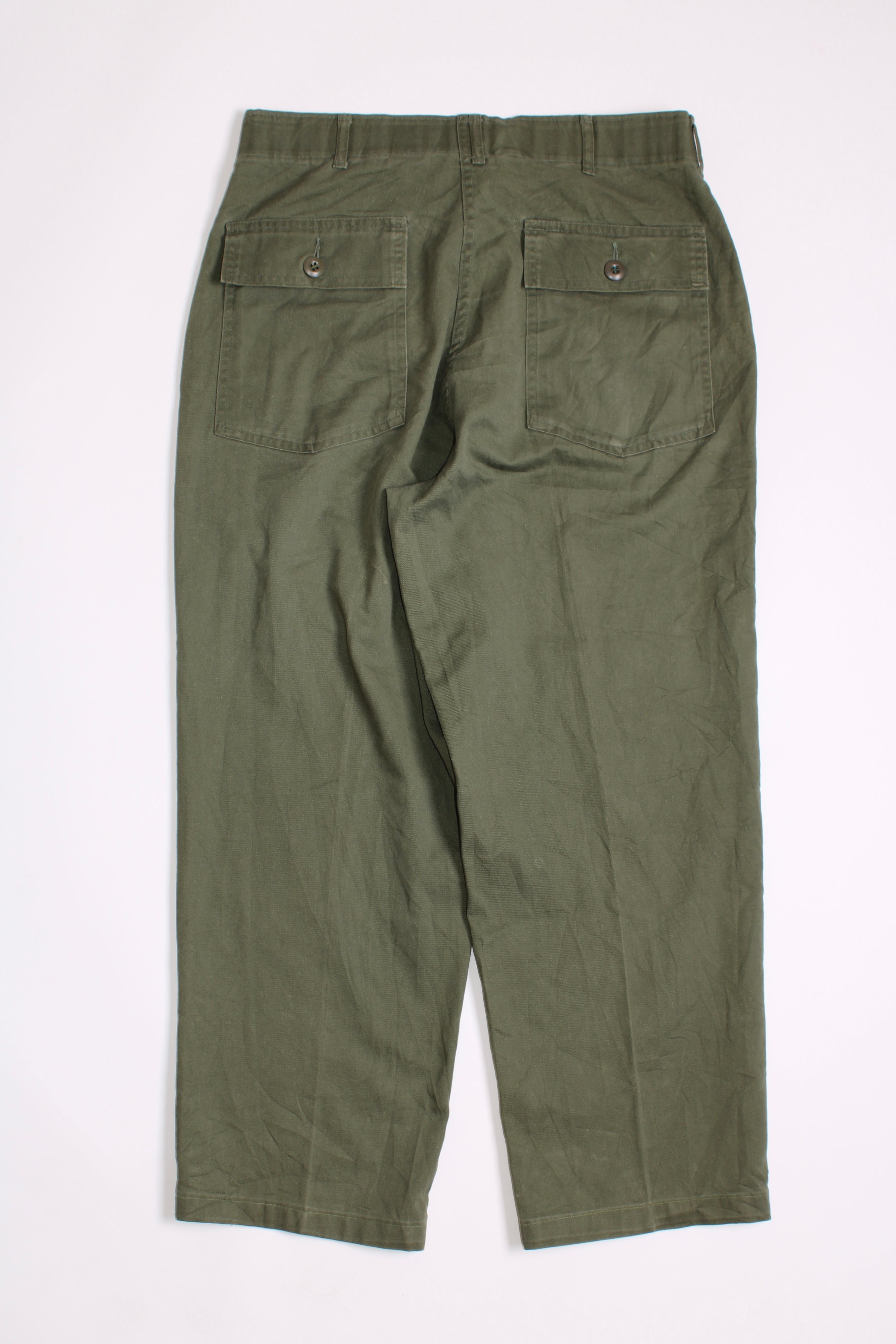 US ARMY OG 507 FATIGUE PANTS GREEN - W34