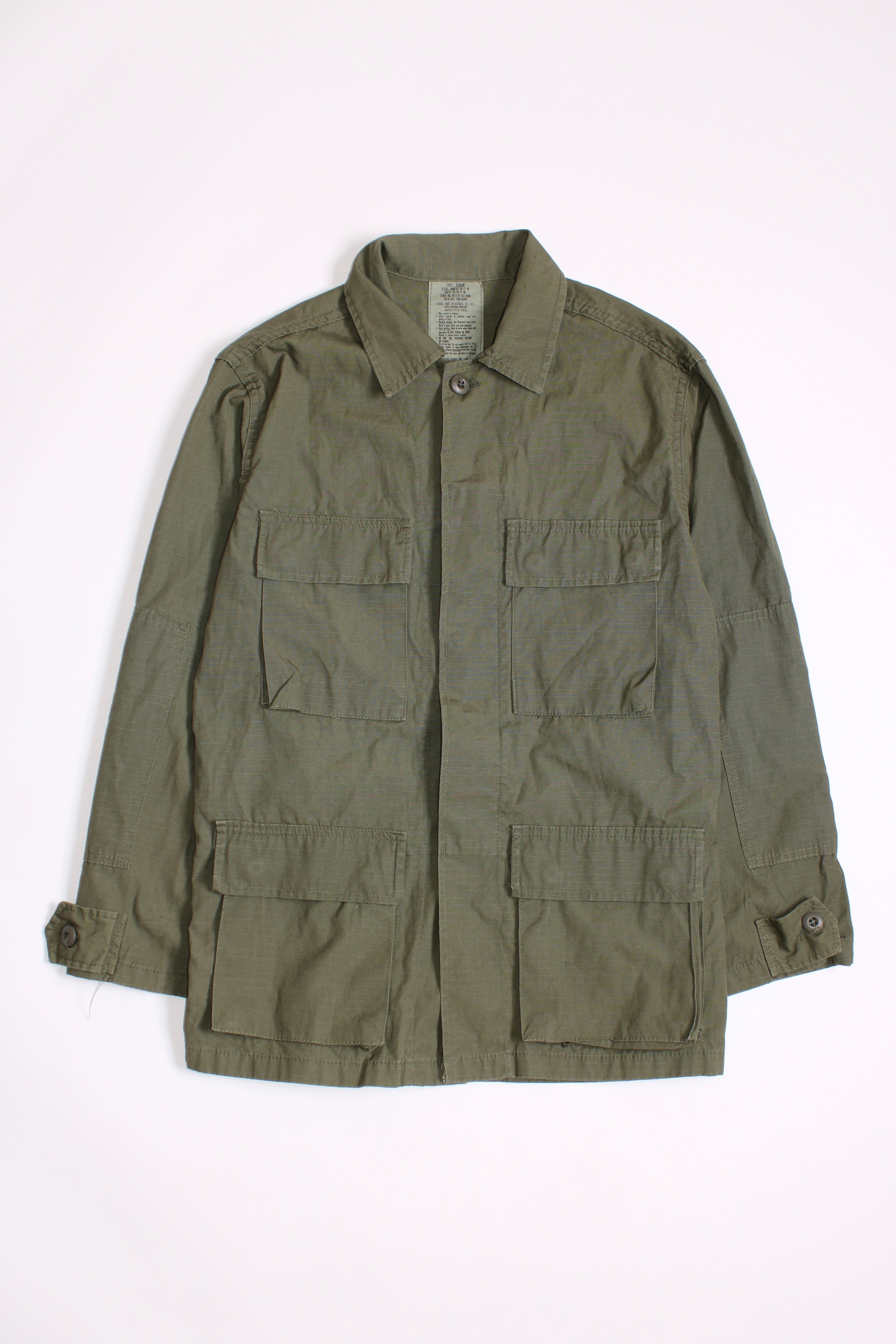 US ARMY OG 107 VINTAGE BDU JACKET OLIVE GREEN - S – HOLYGARMS