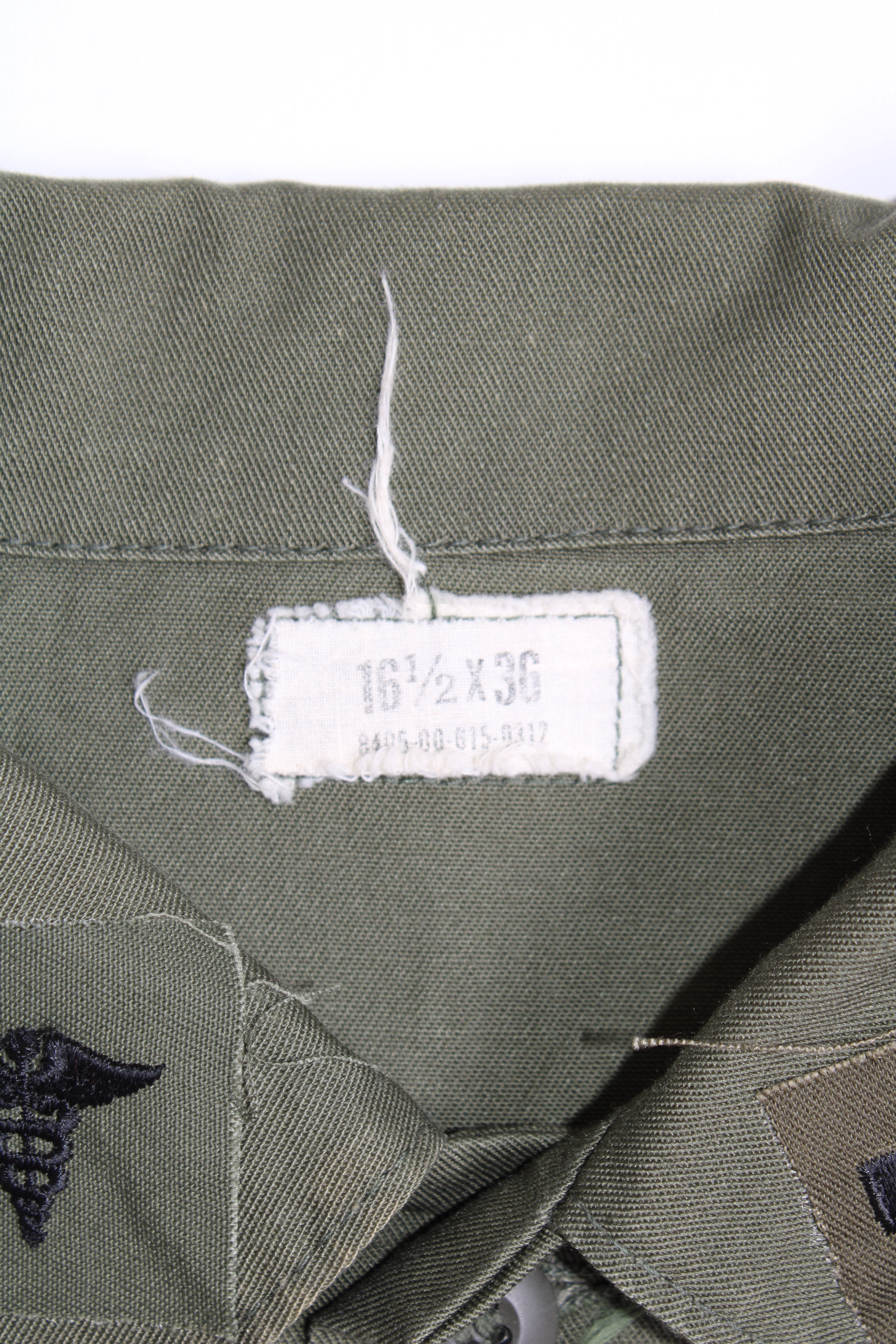 US ARMY OG 507 FATIGUE SHIRT GREEN - M/L