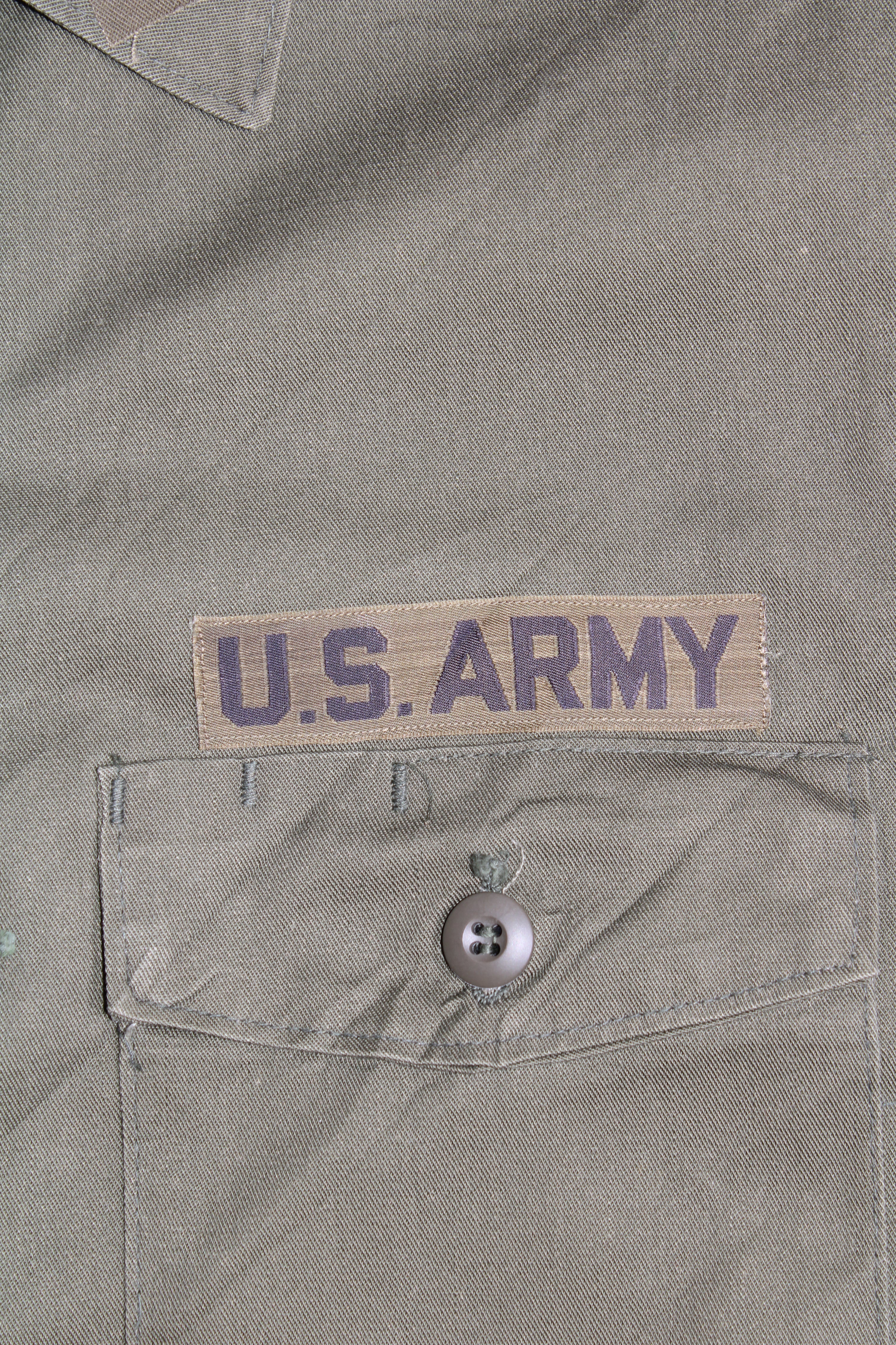 US ARMY OG 507 FATIGUE SHIRT GREEN - M/L