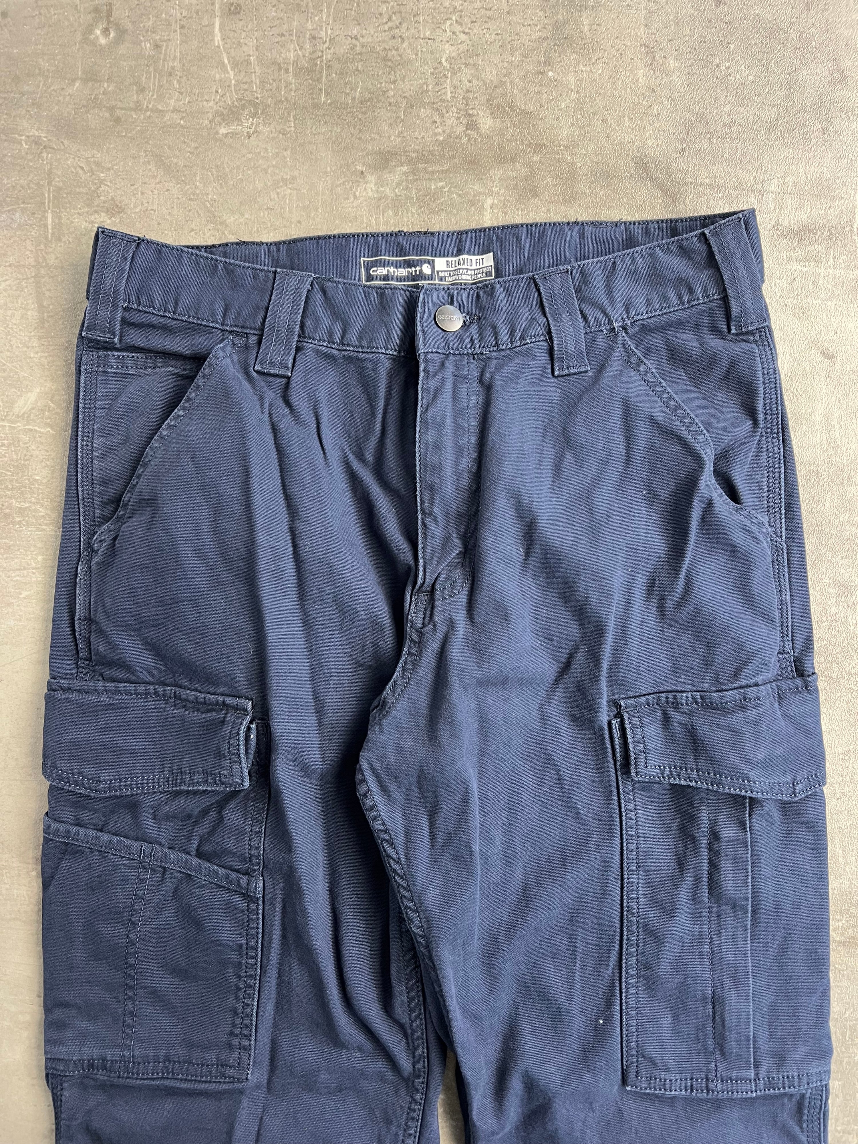 CARHARTT CARGO PANTS BLUE - 32X32