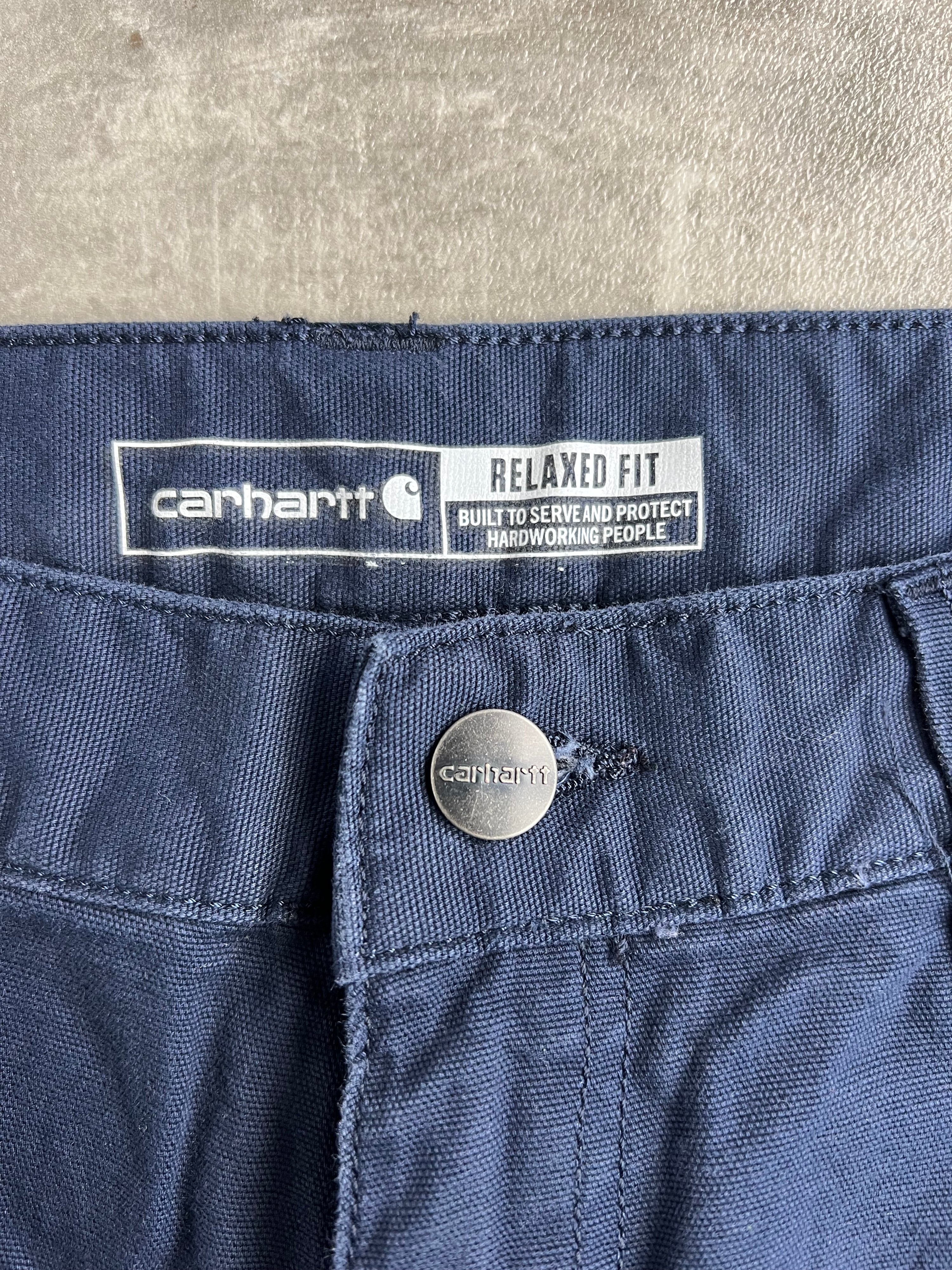 CARHARTT CARGO PANTS BLUE - 32X32