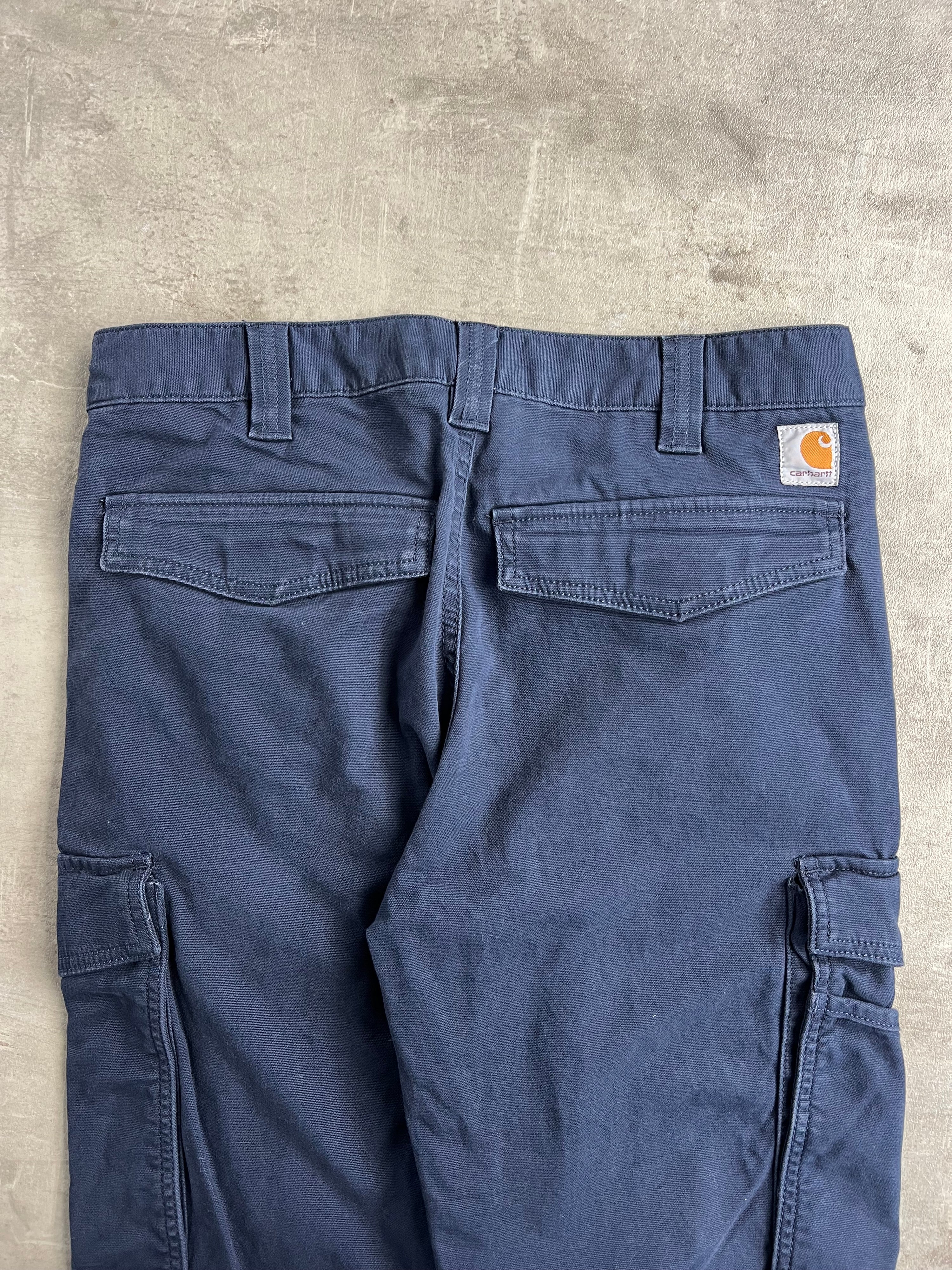 CARHARTT CARGO PANTS BLUE - 32X32