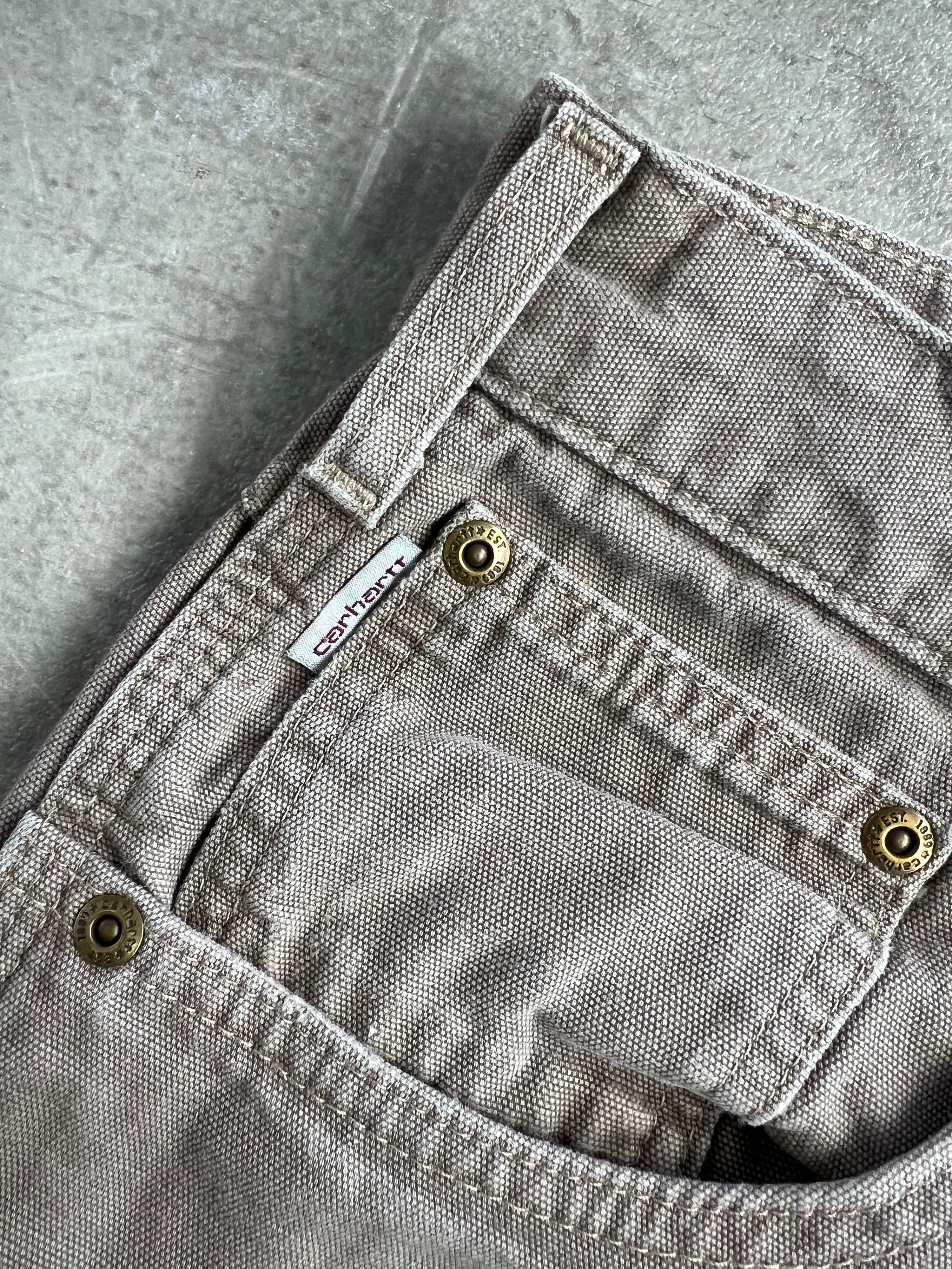 CARHARTT SINGLE KNEE LIGHT BROWN - 36X32
