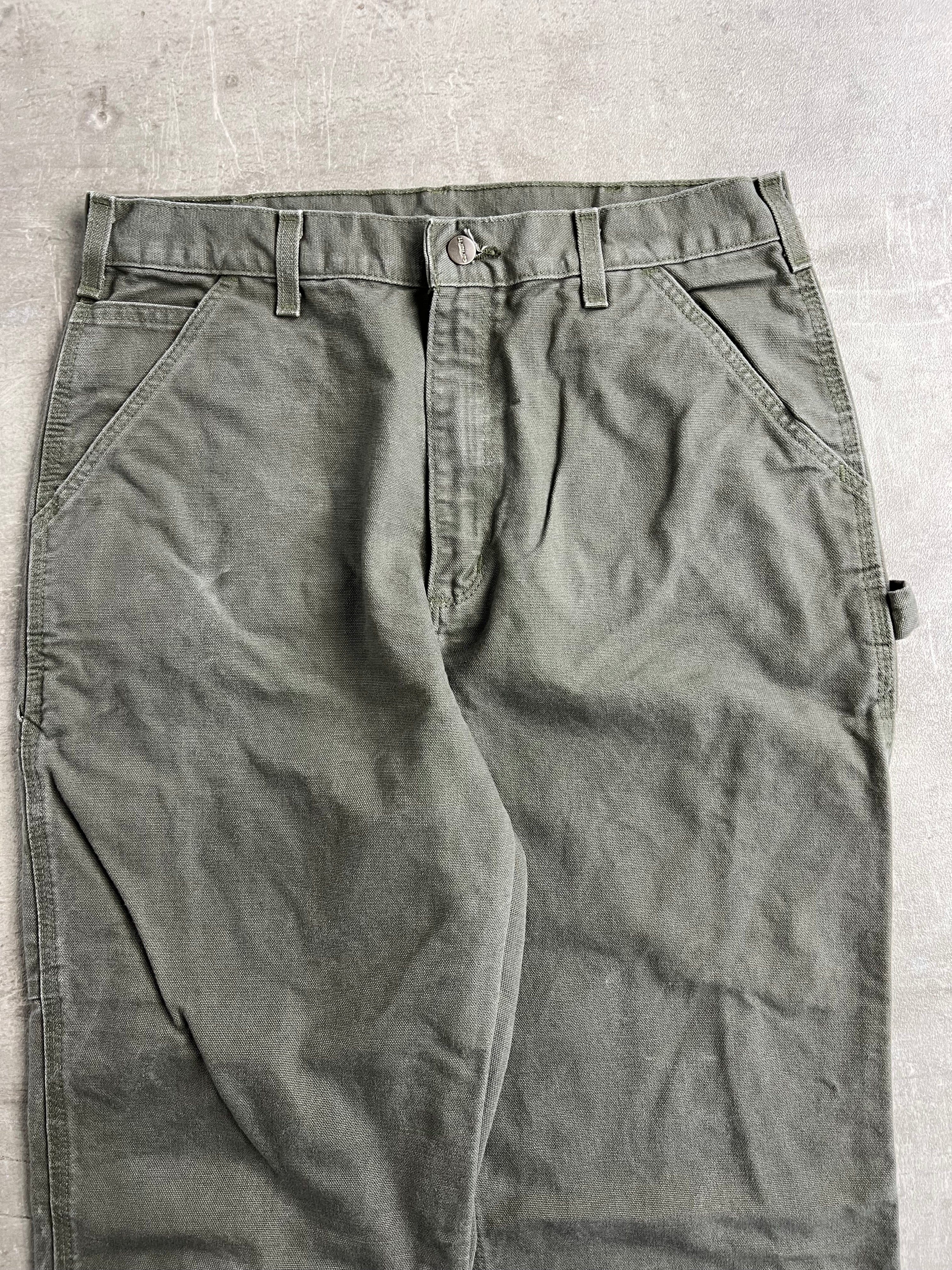 CARHARTT SINGLE KNEE PANTS GREEN - 34X36