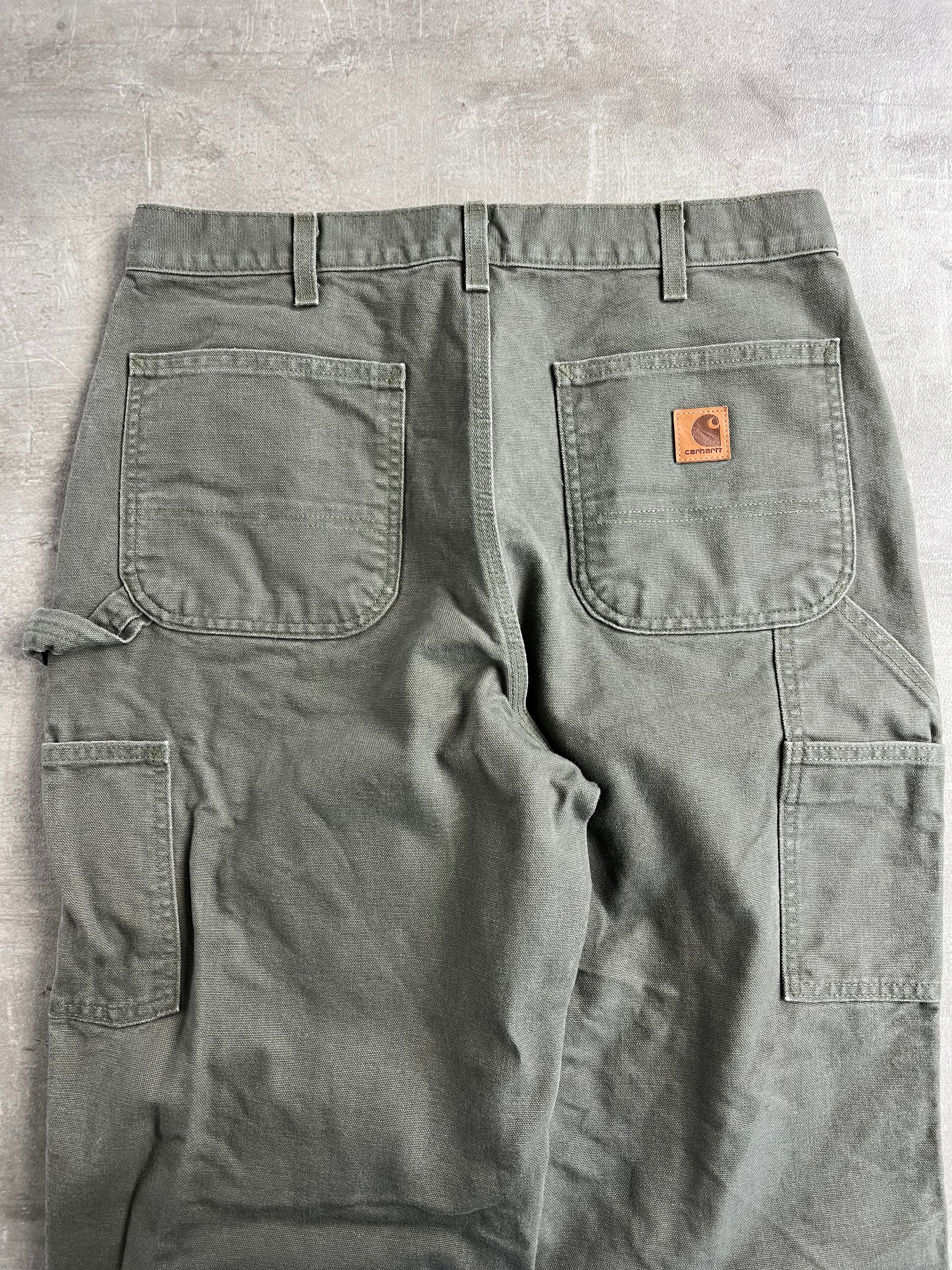 CARHARTT SINGLE KNEE PANTS GREEN - 34X36