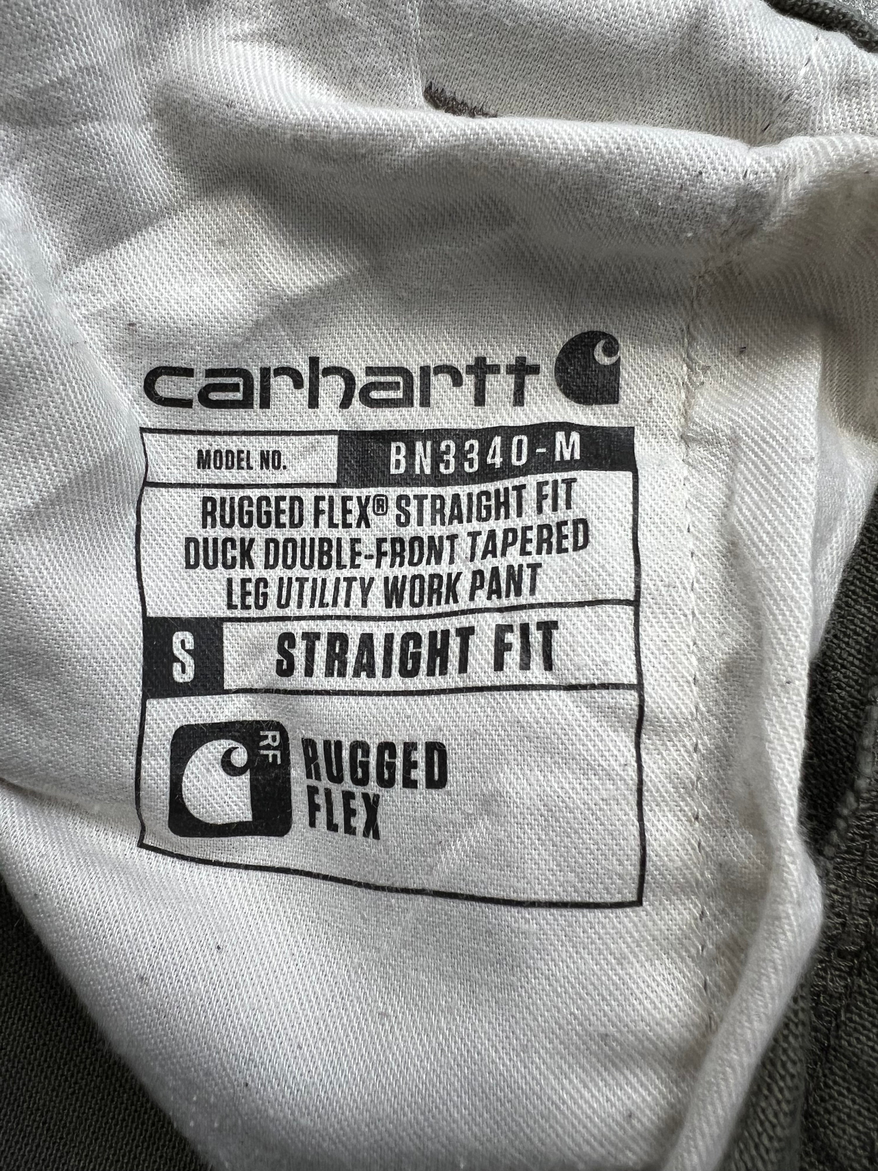 CARHARTT DOUBLE KNEE PANTS GREEN - 31X32