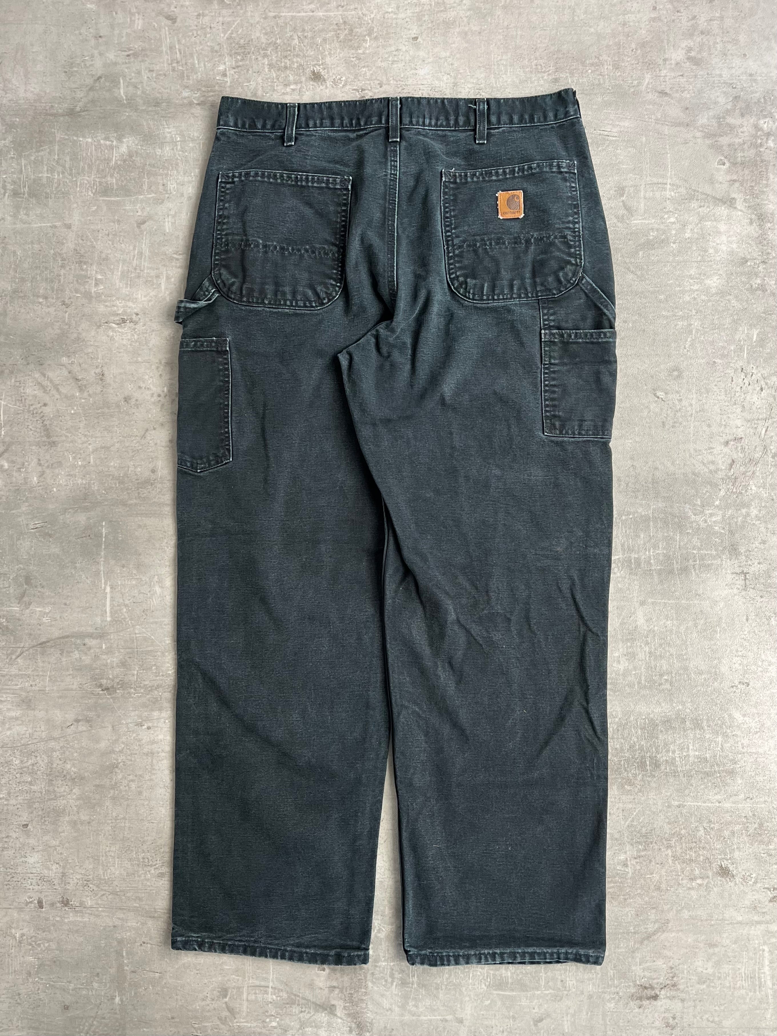 CARHARTT SINGLE KNEE PANTS BLACK - 36X32
