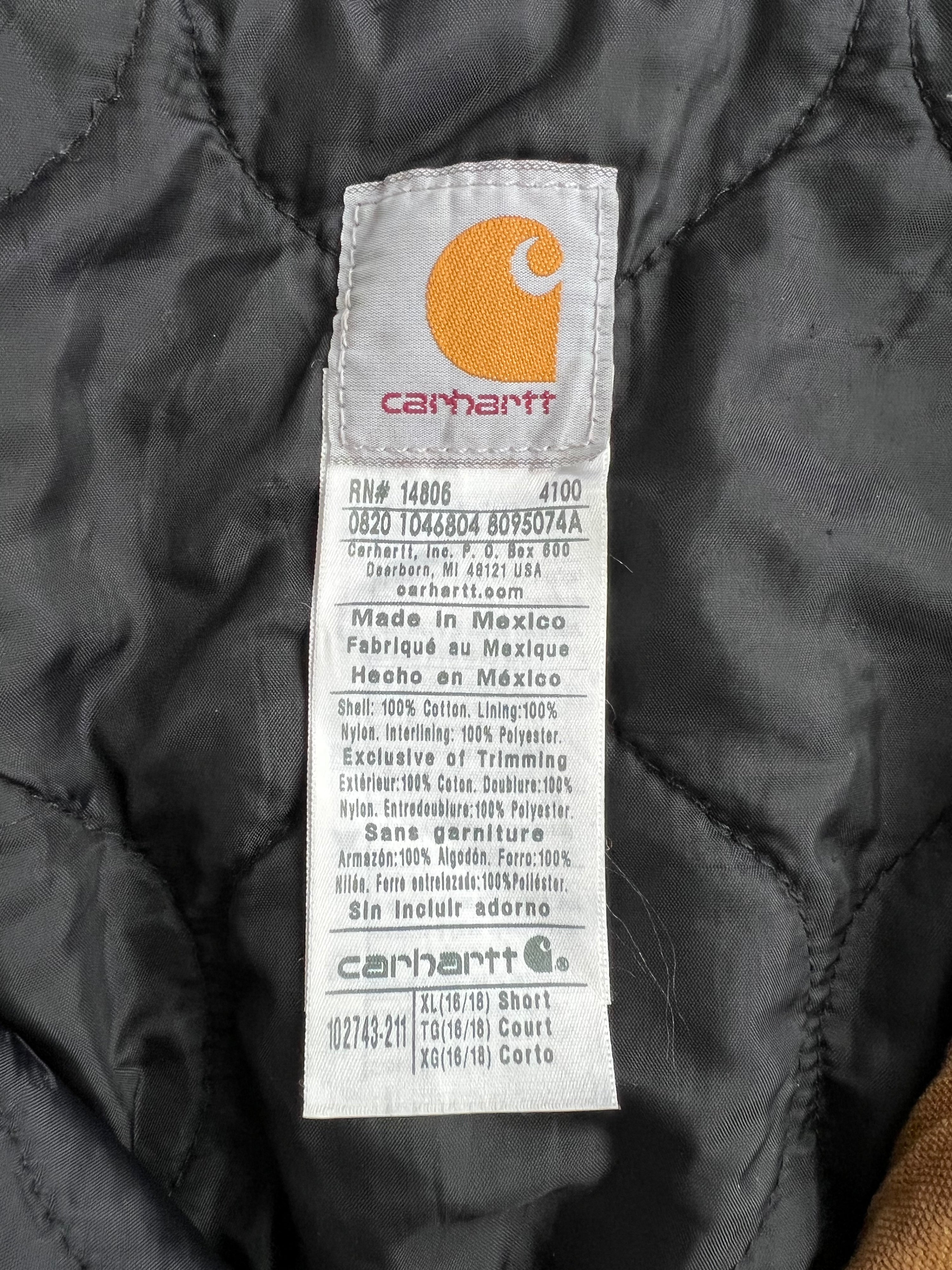 CARHARTT DOUBLE KNEE DUNGAREE OVARALL HAMILTON BROWN - XL