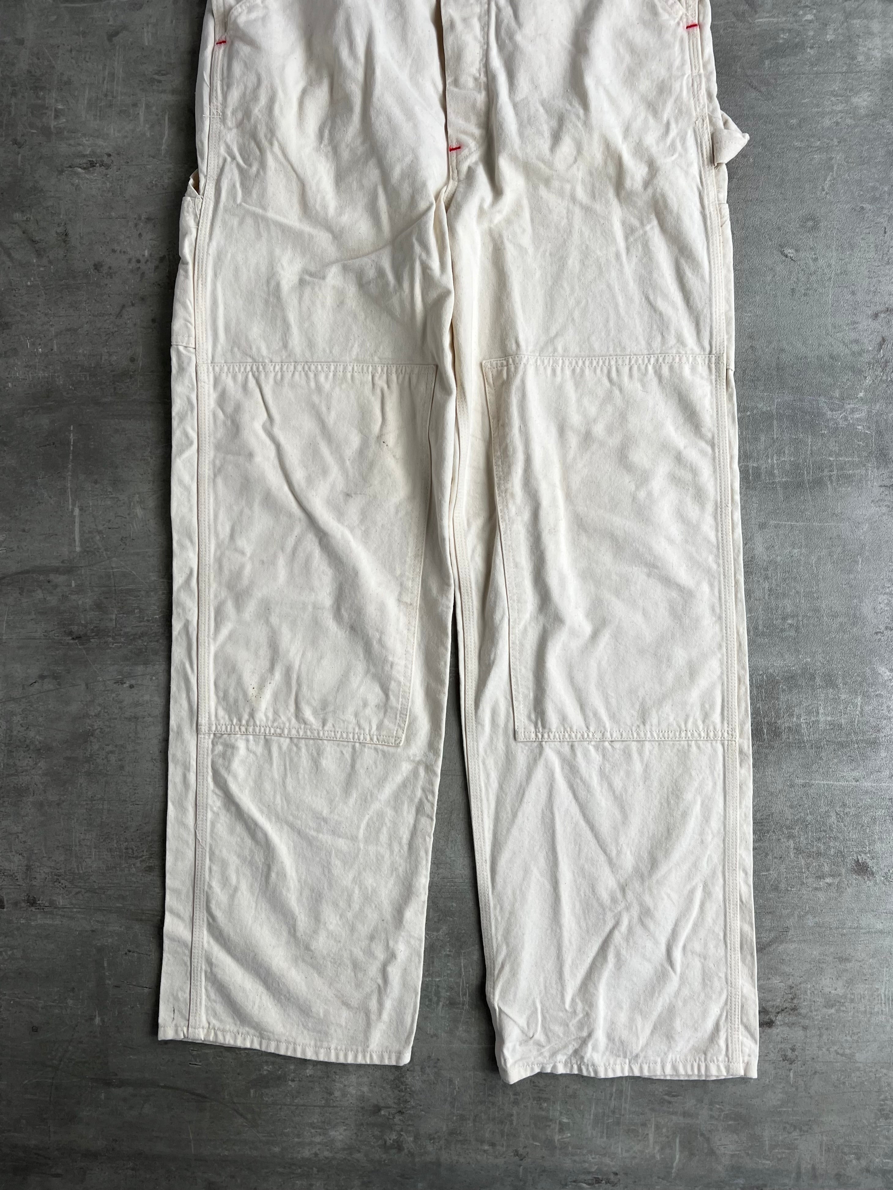 CARHARTT DUNGAREE OVARALL WHITE -34X34