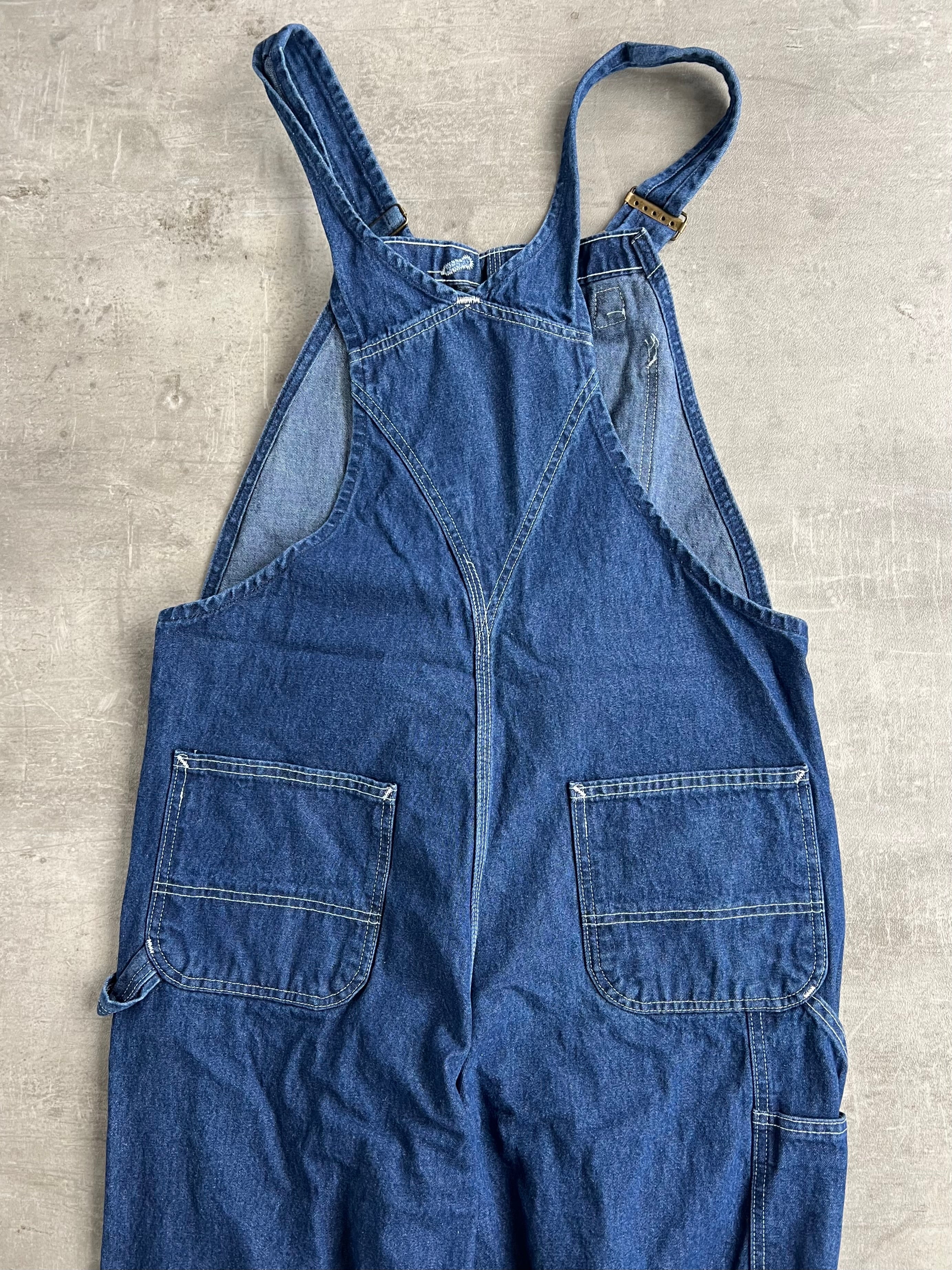 CARHARTT DUNGAREE OVARALL DENIM BLUE - 38X34