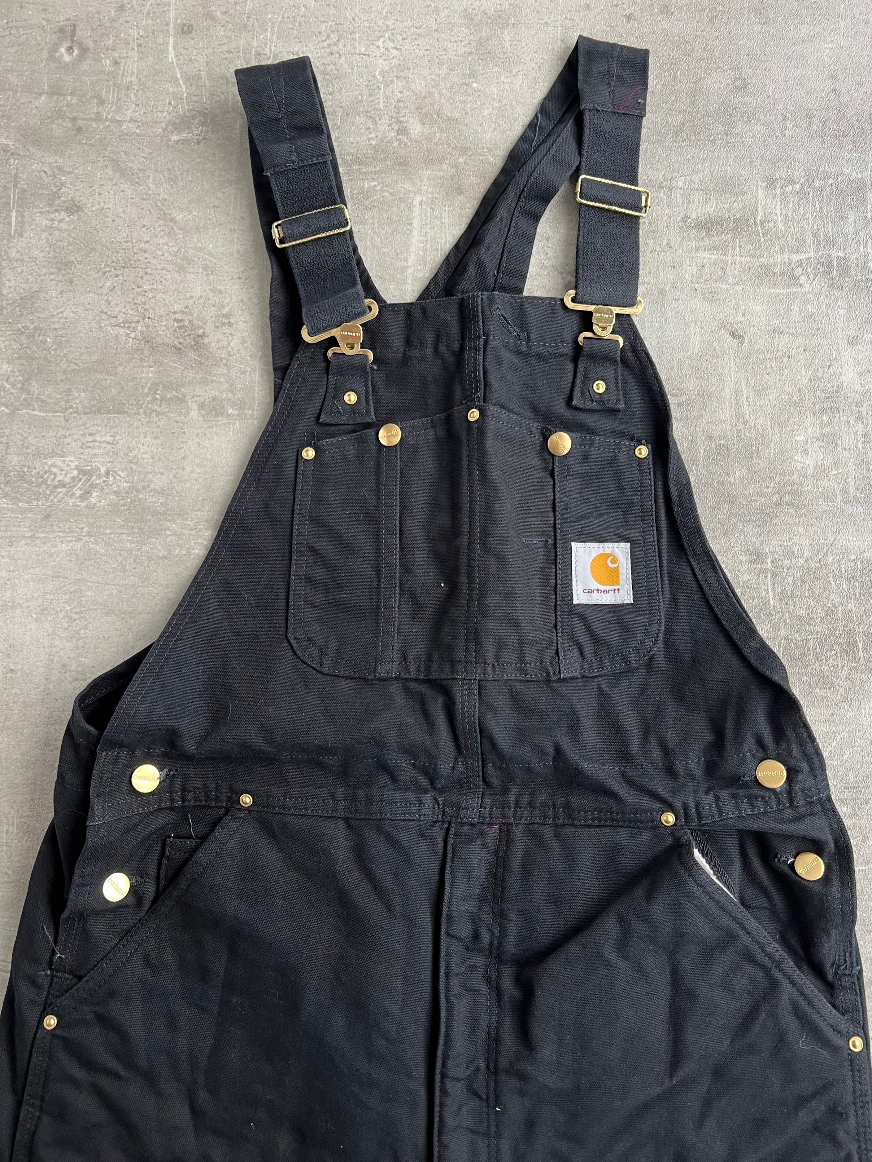 CARHARTT DUNGAREE OVARALL BLACK - L/XL