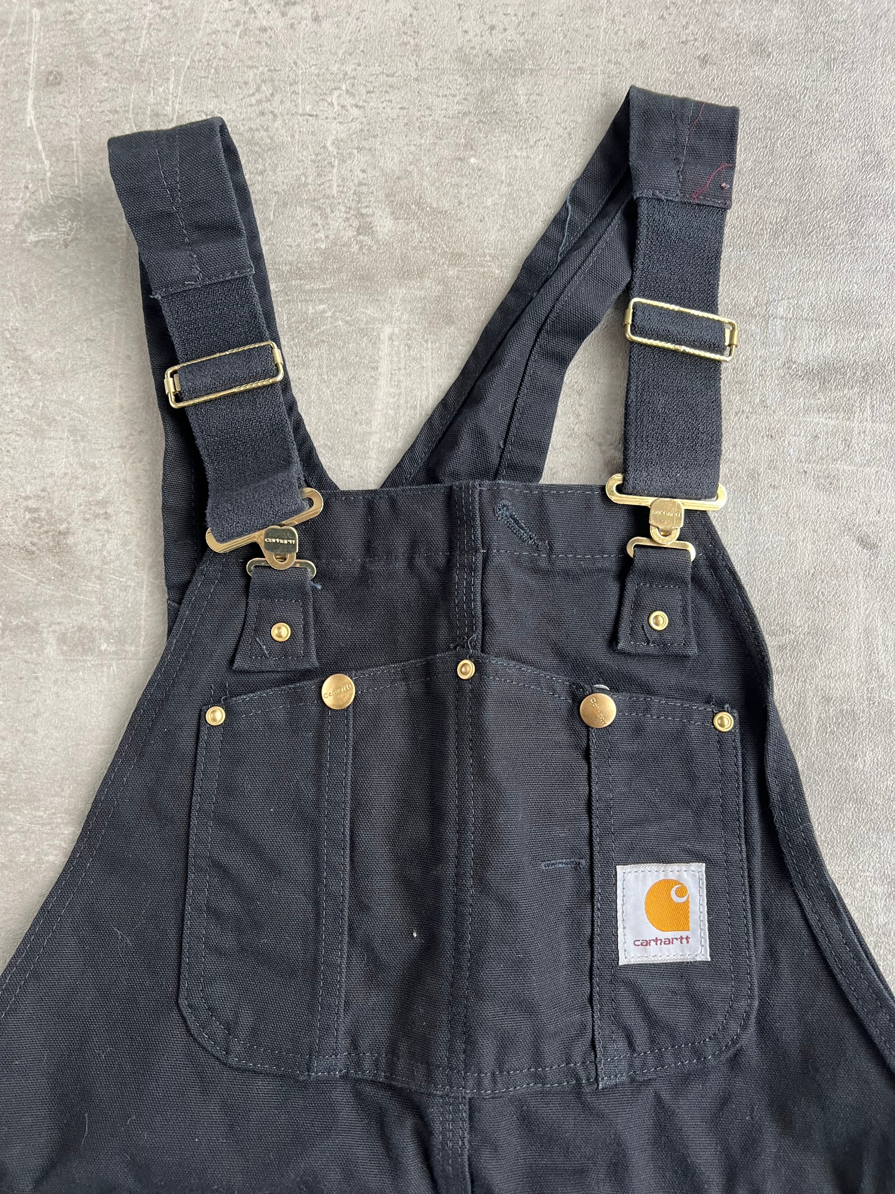 CARHARTT DUNGAREE OVARALL BLACK - L/XL