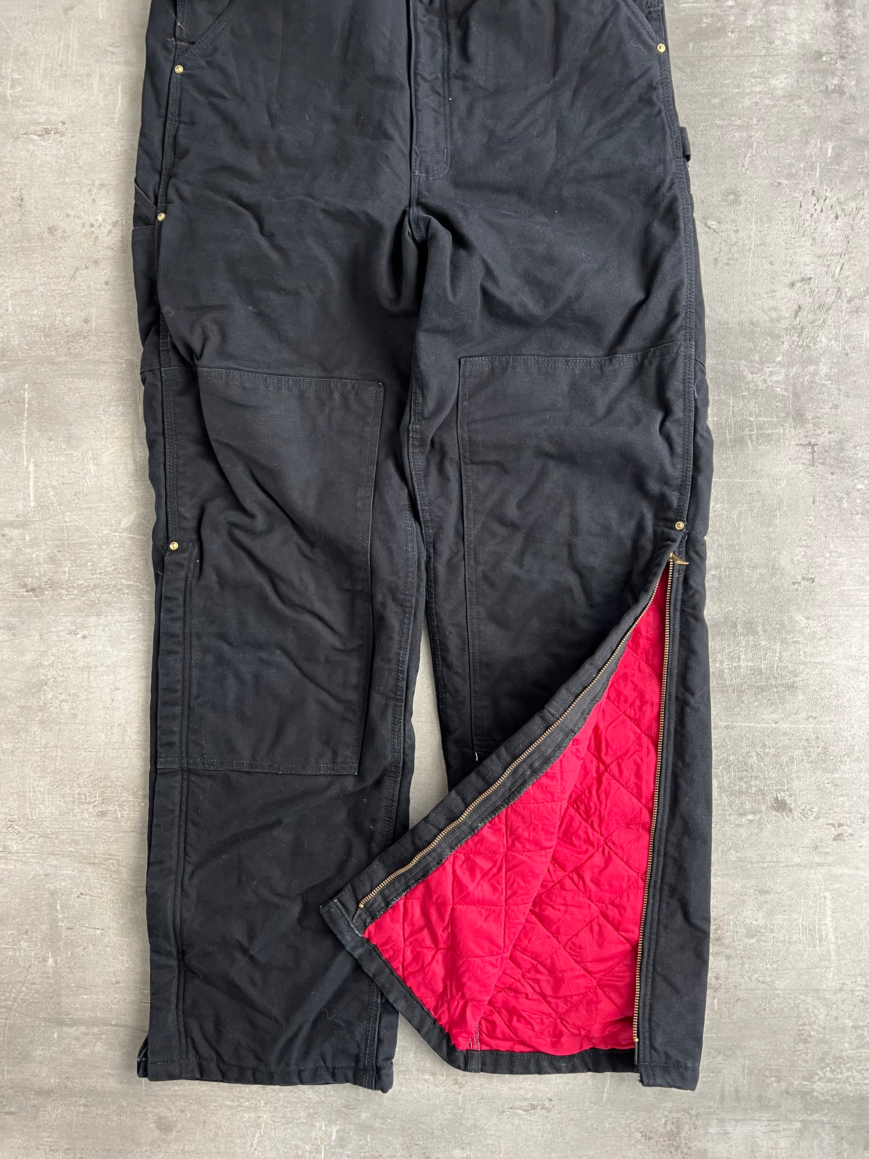 CARHARTT DUNGAREE OVARALL BLACK - L/XL