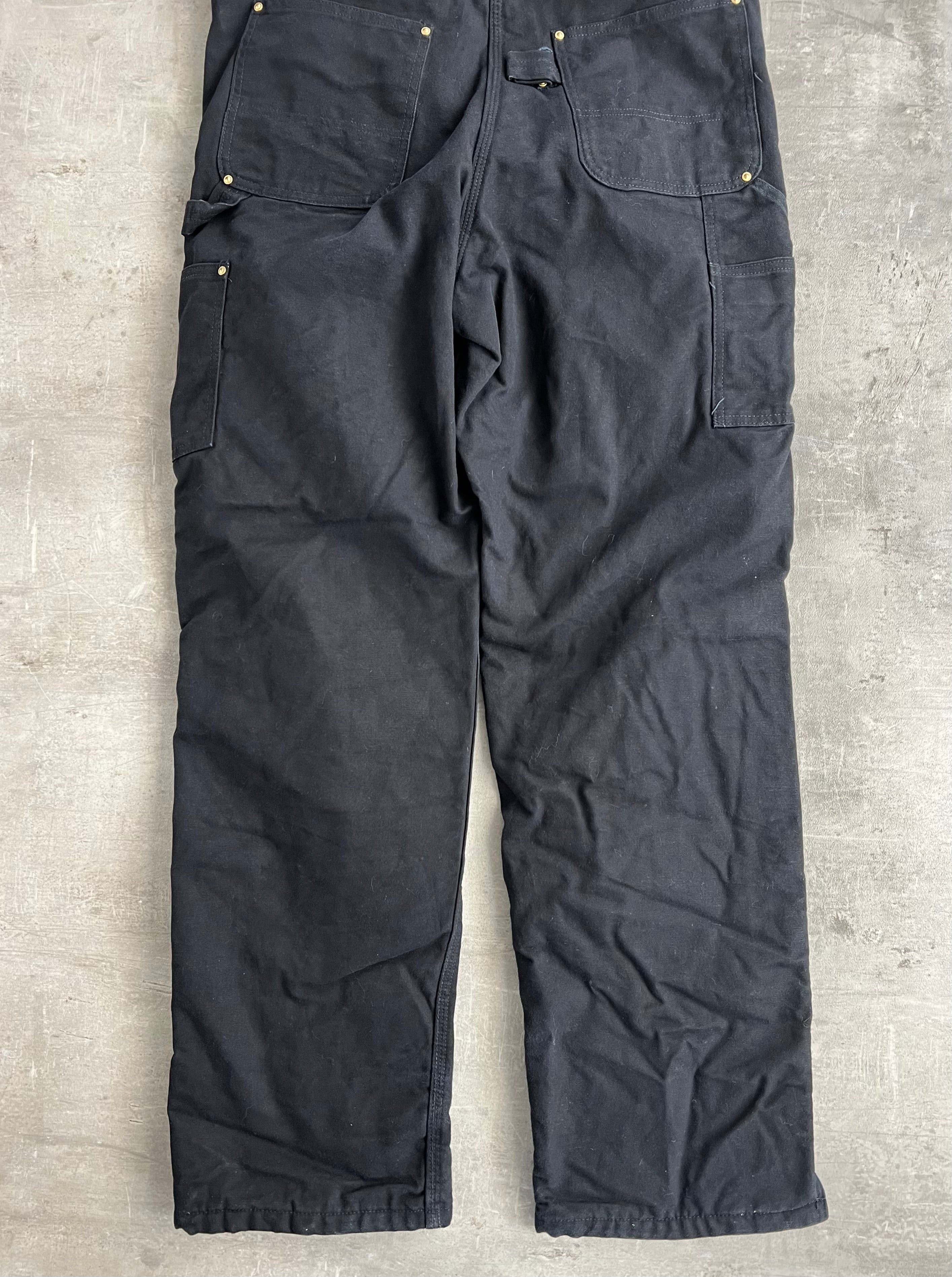 CARHARTT DUNGAREE OVARALL BLACK - L/XL