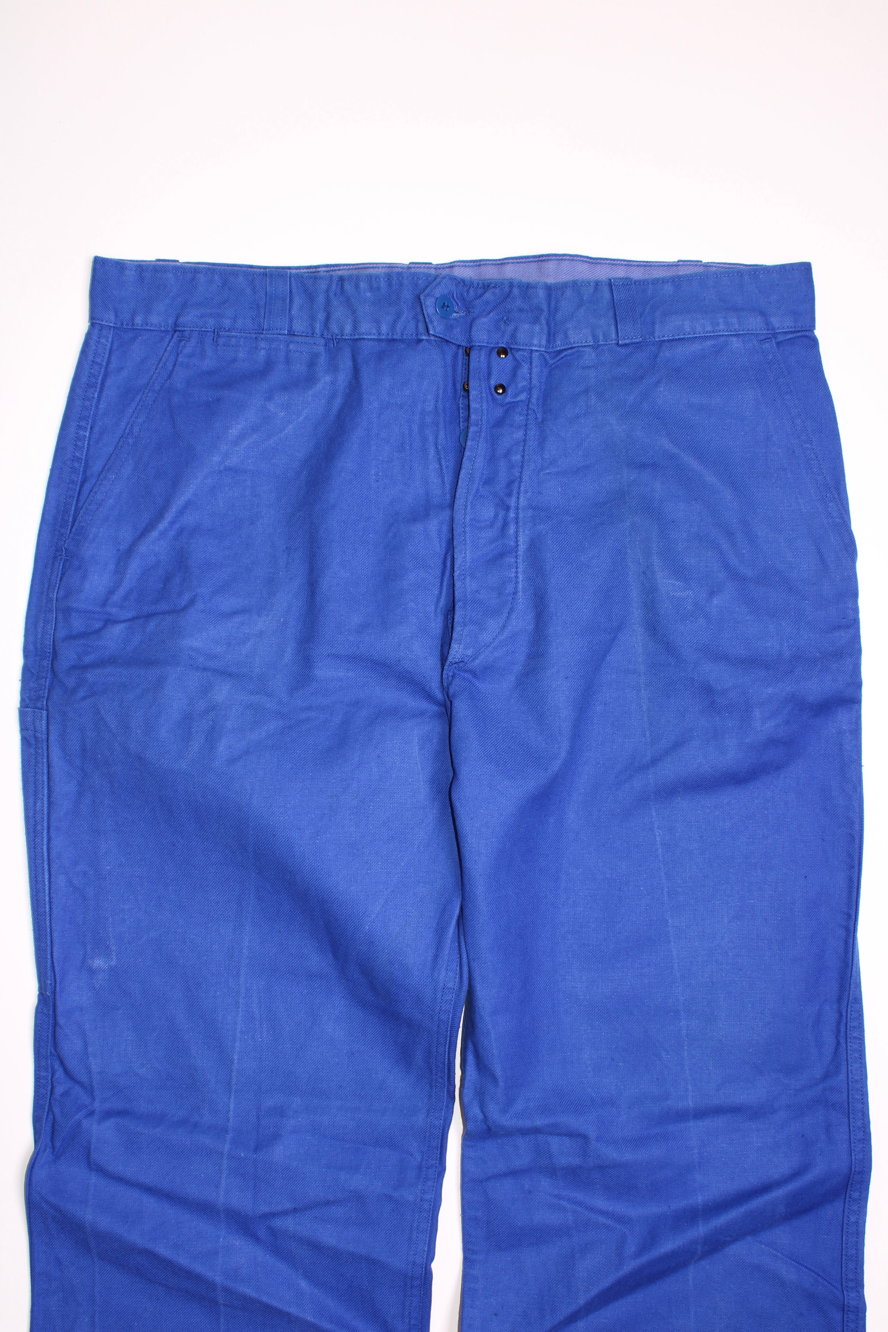 FRENCH WORKWEAR BLEU DE TRAVAIL VINTAGE WORK PANTS - W38 - 6