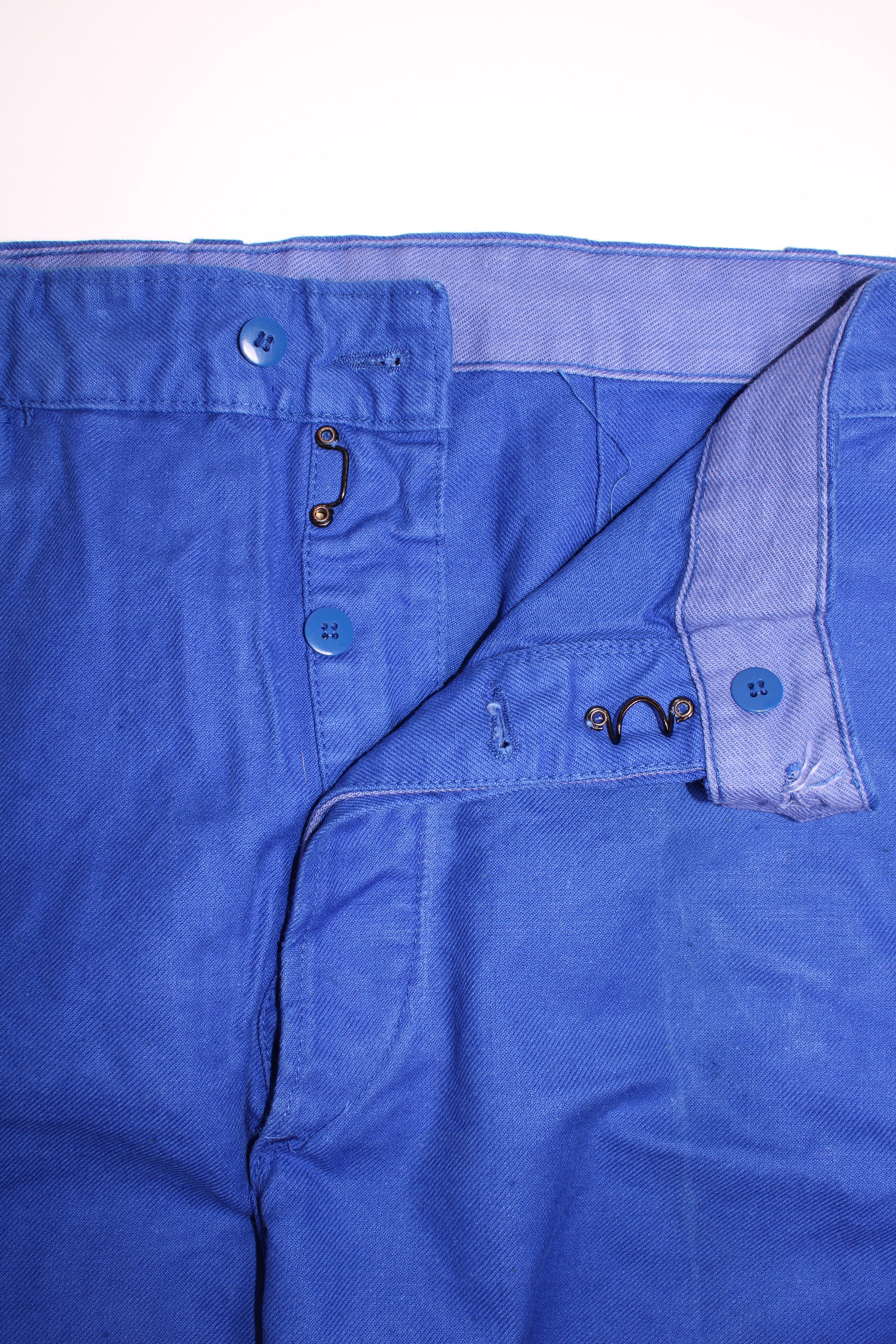 FRENCH WORKWEAR BLEU DE TRAVAIL VINTAGE WORK PANTS - W38 - 6