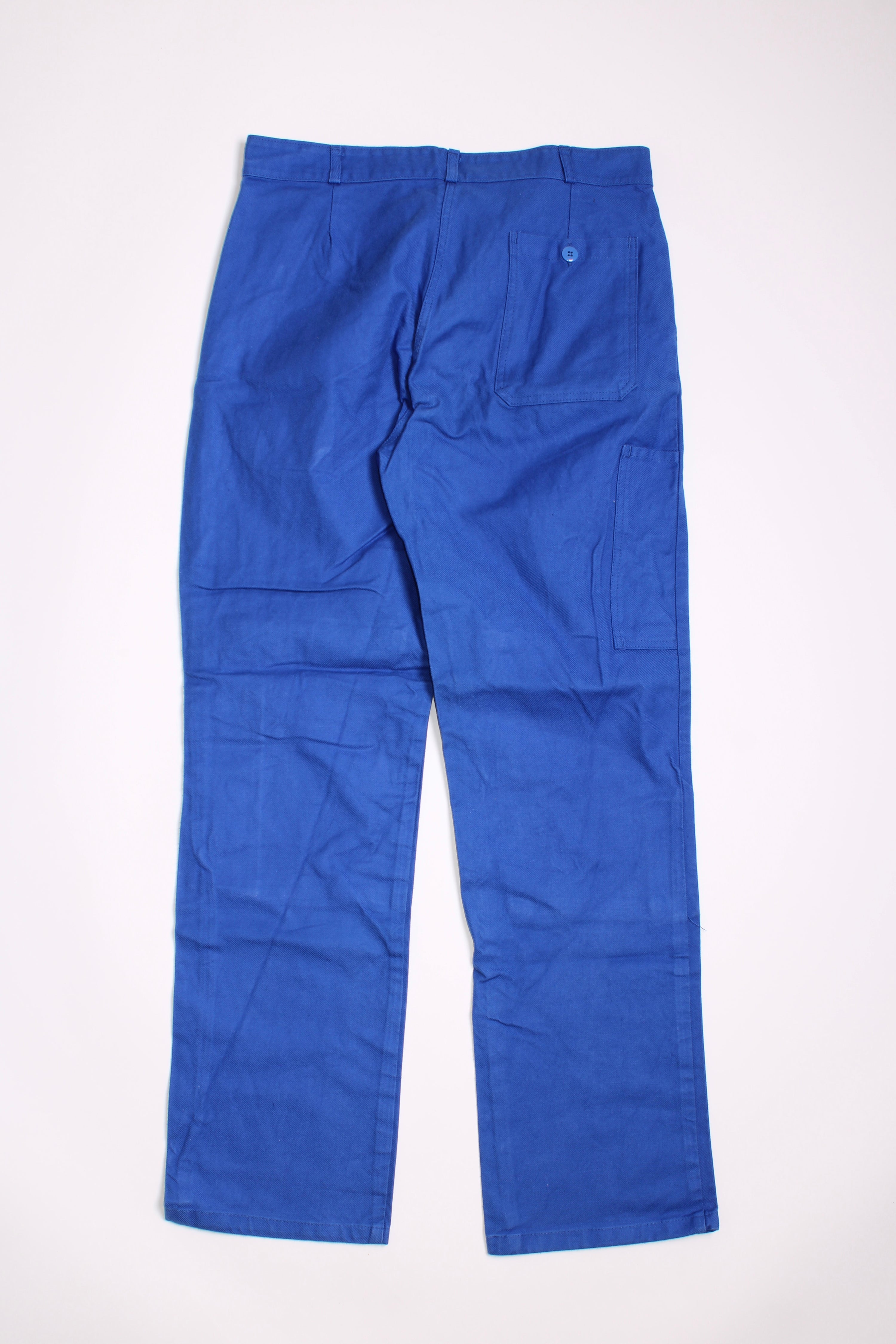 FRENCH WORKWEAR BLEU DE TRAVAIL VINTAGE DOUBLE KNEE WORK PANTS - W34 - 10