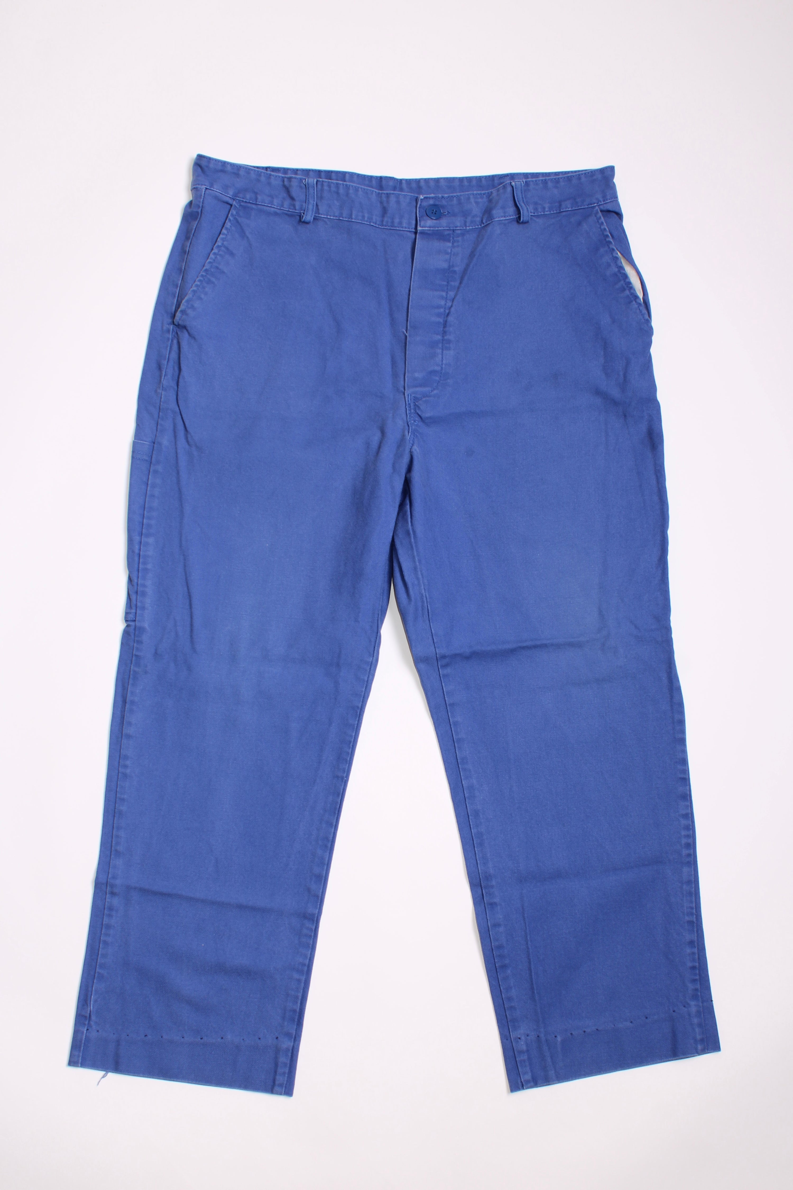 FRENCH WORKWEAR BLEU DE TRAVAIL VINTAGE WORK PANTS - W38 - 23