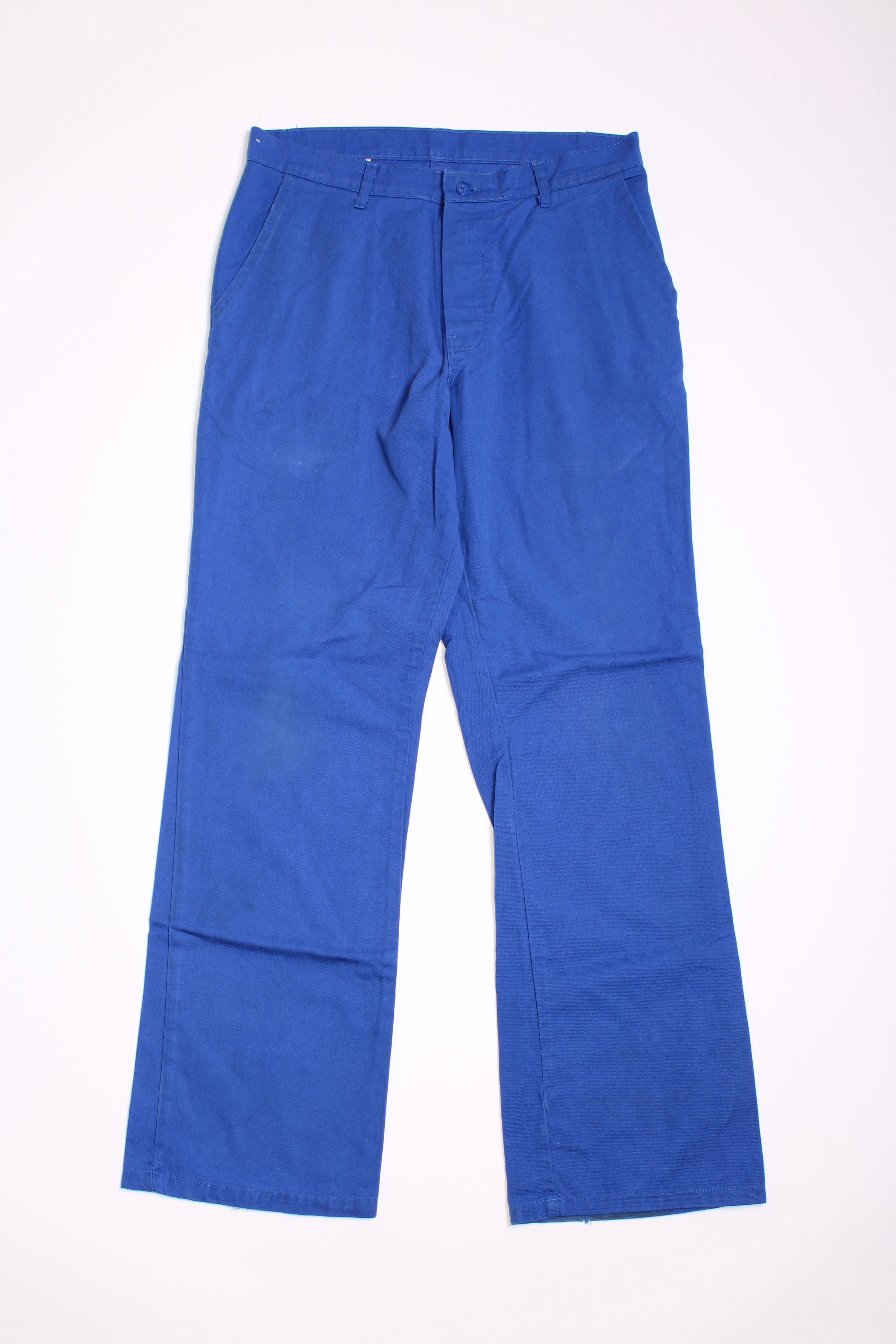 FRENCH WORKWEAR BLEU DE TRAVAIL VINTAGE WORK PANTS - W31 - 21