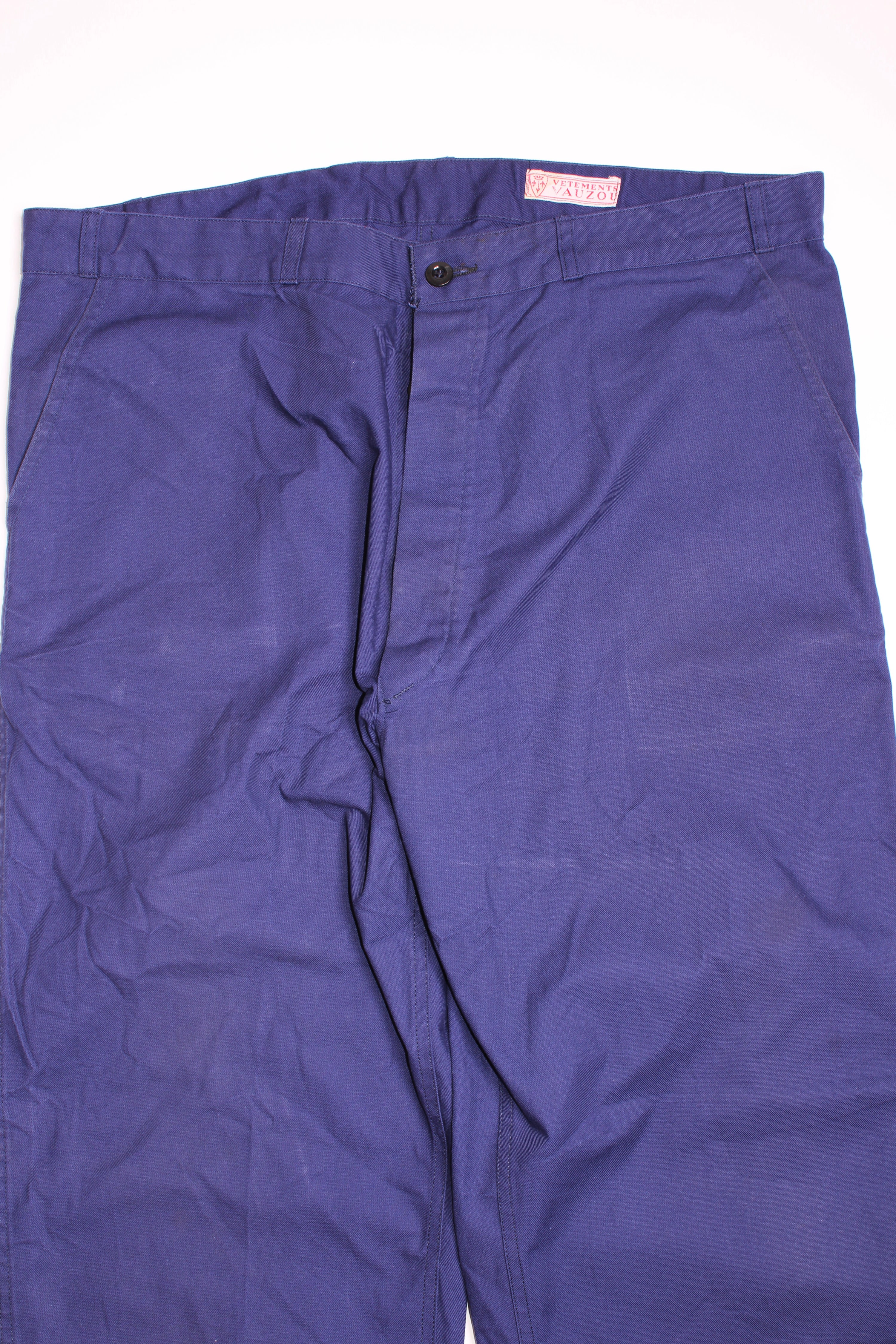 FRENCH WORKWEAR BLEU DE TRAVAIL VINTAGE WORK PANTS - W40 - 18