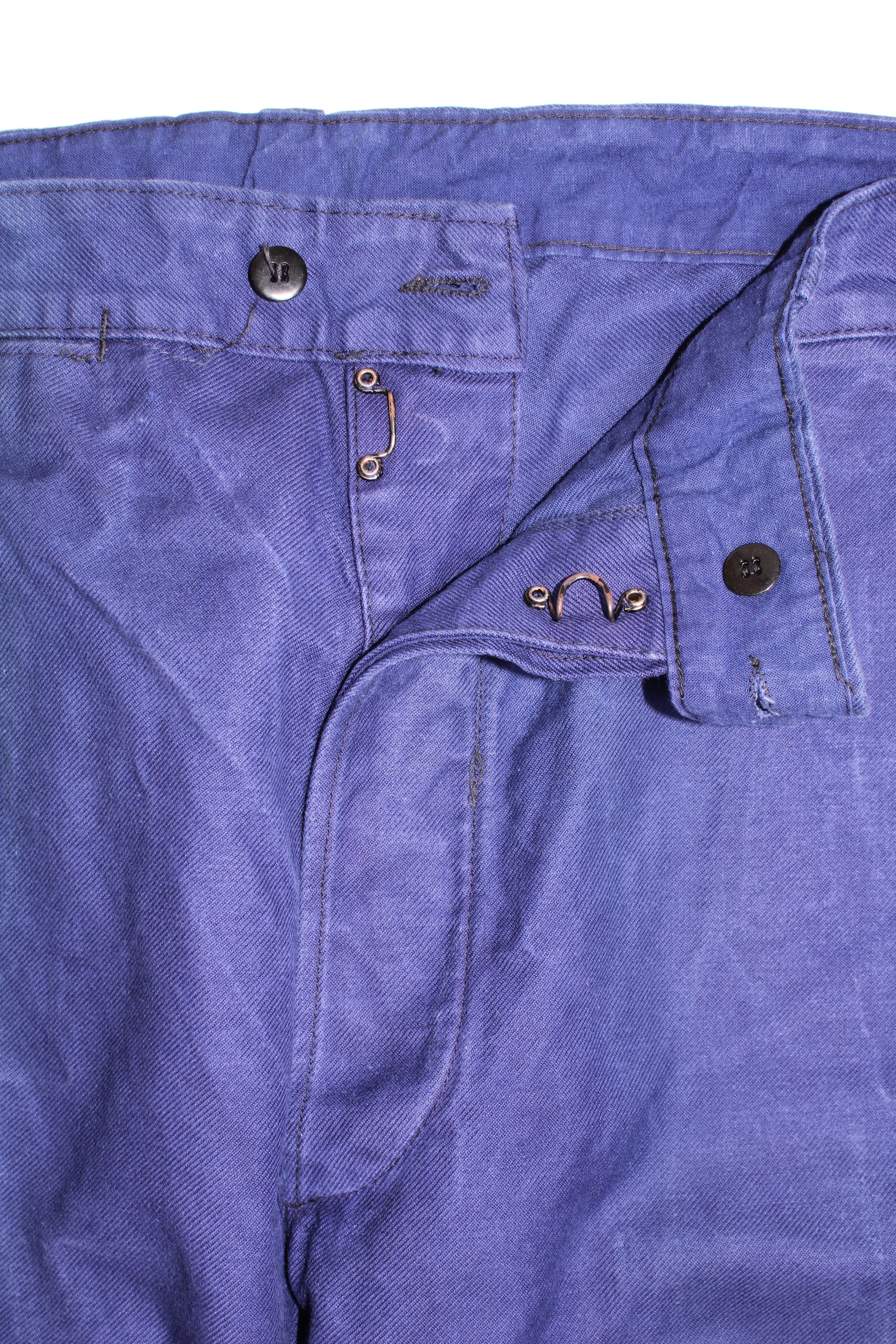 FRENCH WORKWEAR BLEU DE TRAVAIL VINTAGE WORK PANTS - W38 - 7