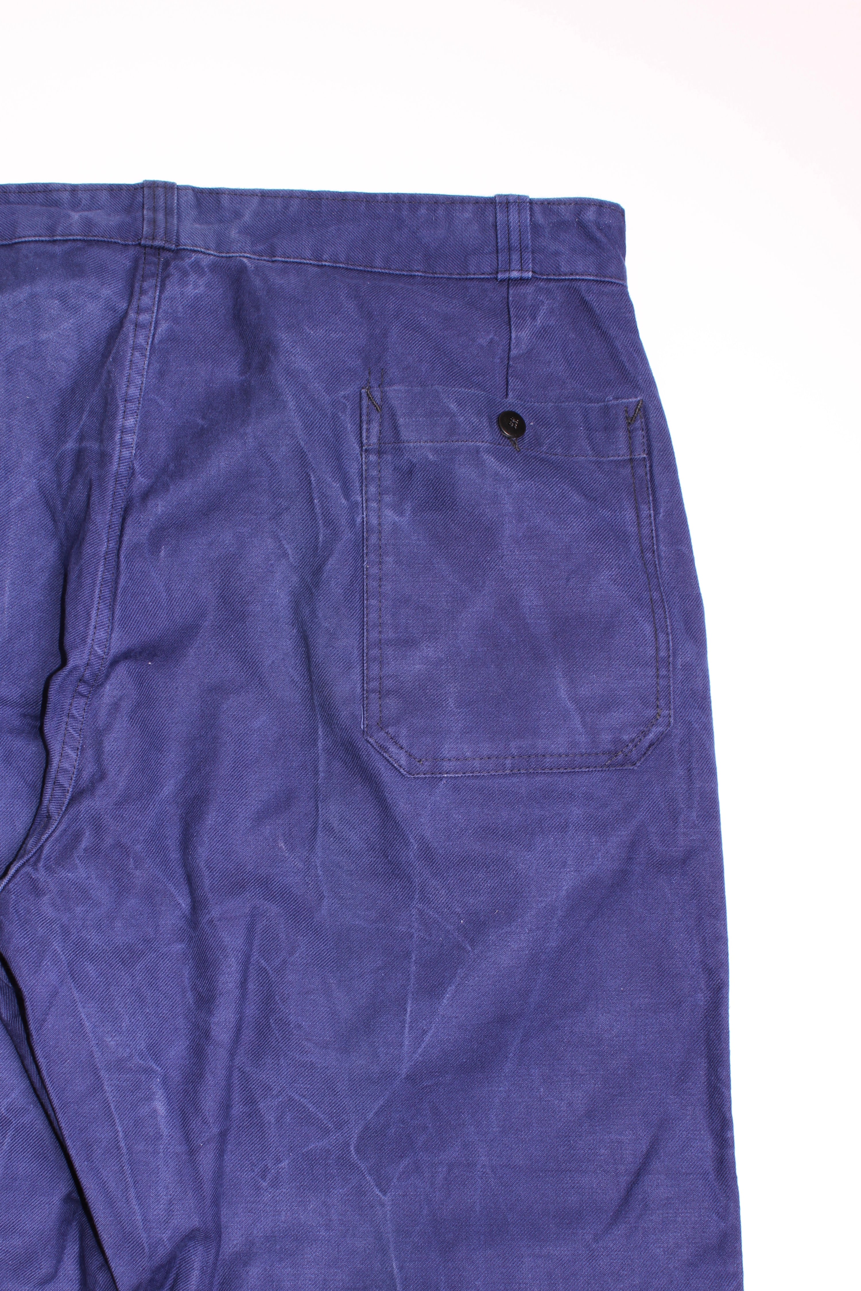 FRENCH WORKWEAR BLEU DE TRAVAIL VINTAGE WORK PANTS - W38 - 7