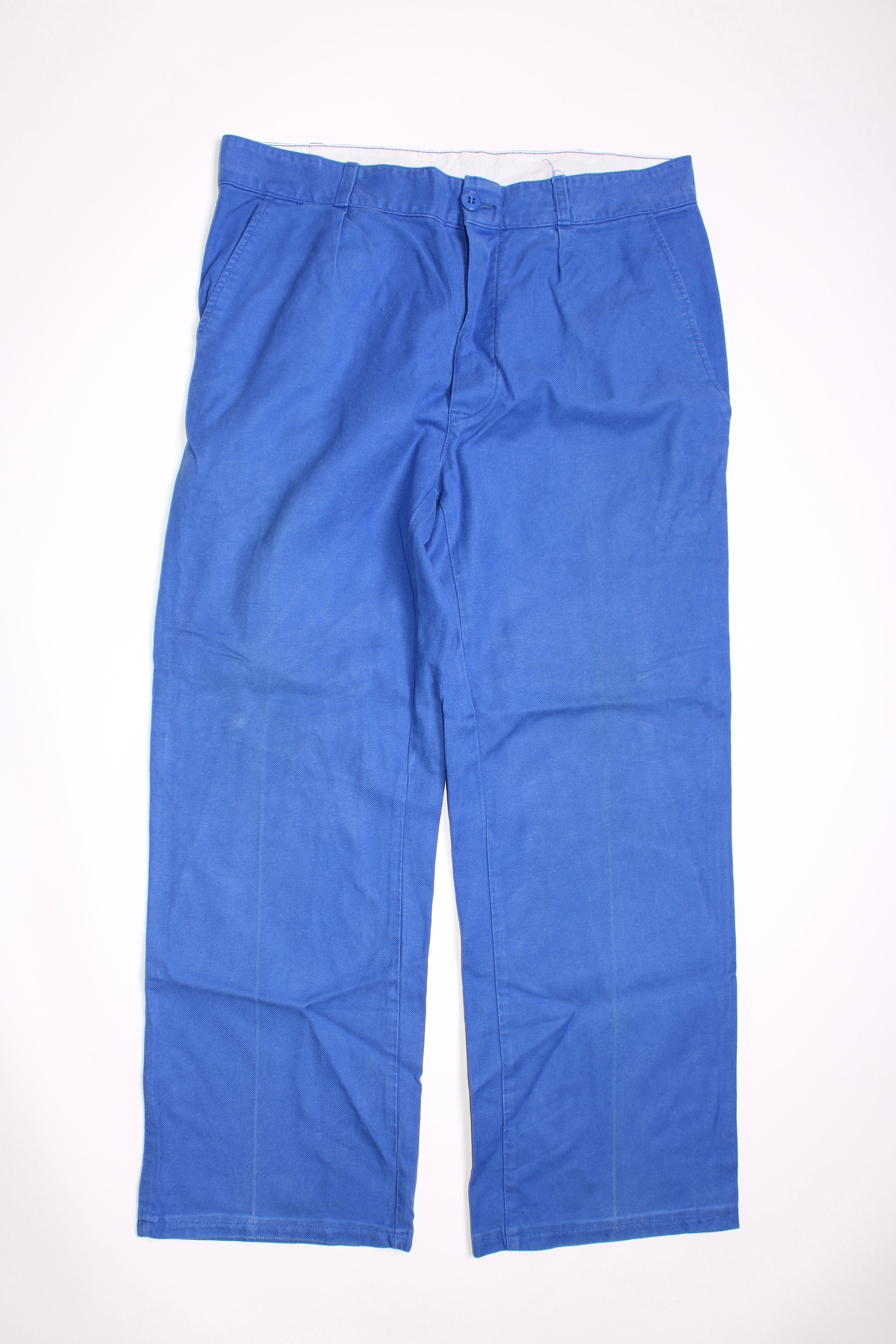 FRENCH WORKWEAR BLEU DE TRAVAIL VINTAGE WORK PANTS - W33 - 24