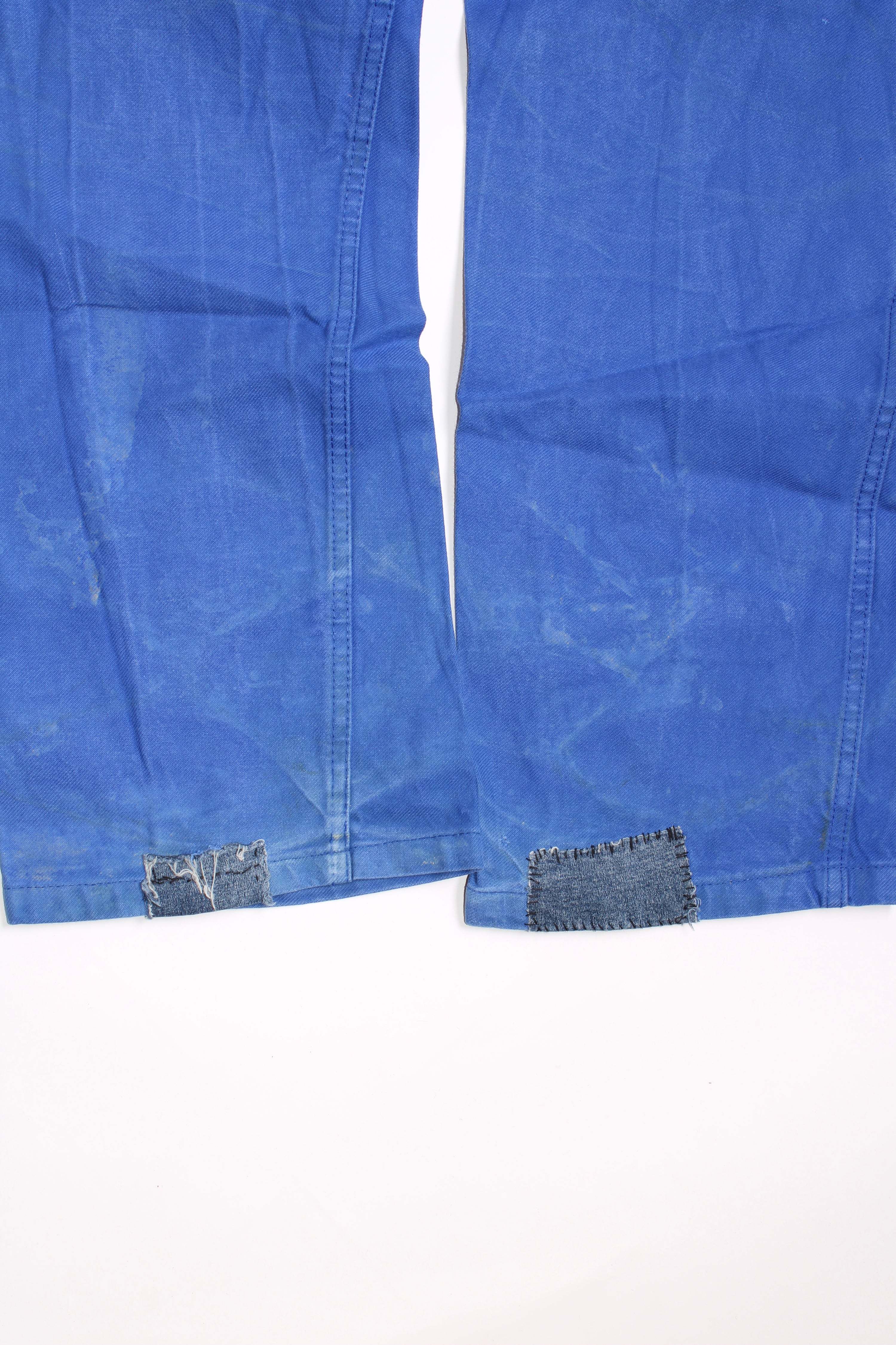 FRENCH WORKWEAR BLEU DE TRAVAIL VINTAGE WORK PANTS - W30 - 1