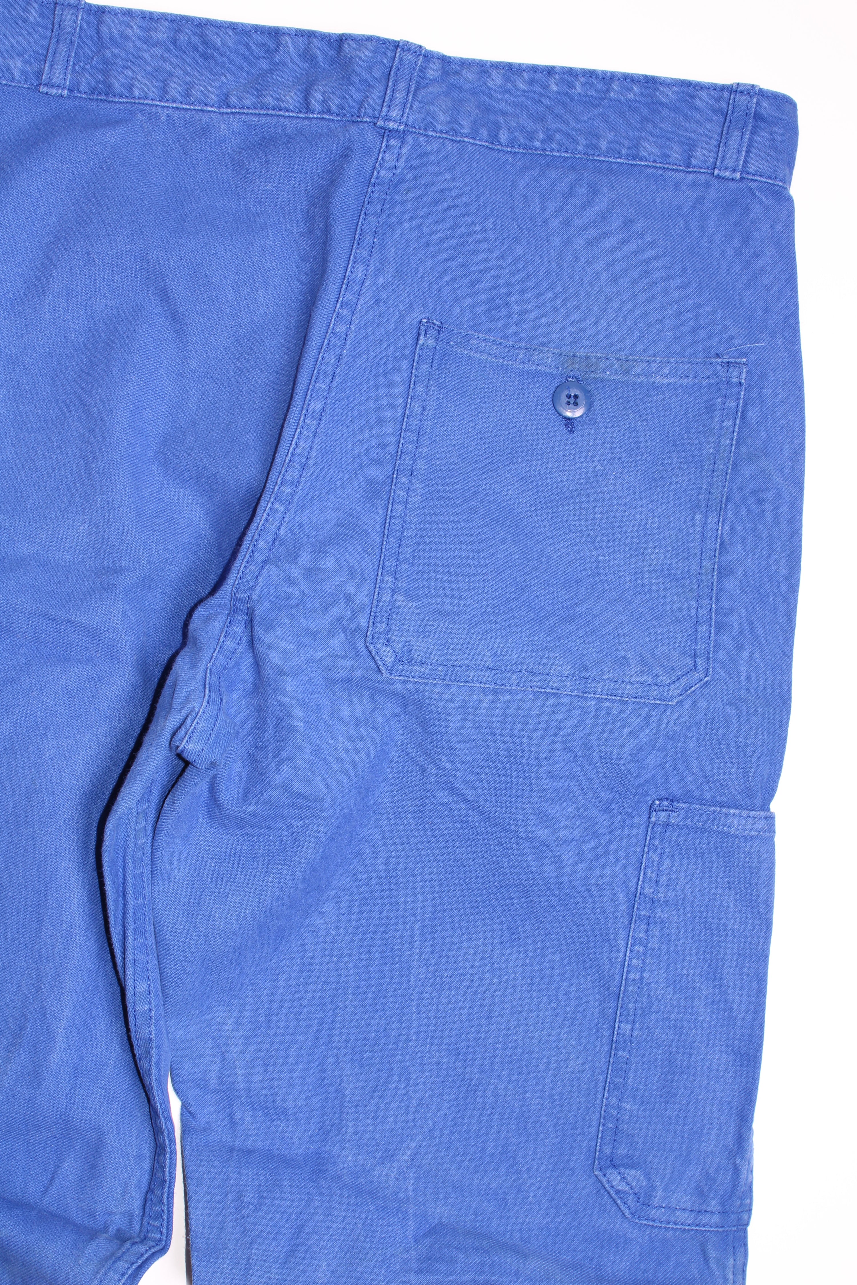 FRENCH WORKWEAR BLEU DE TRAVAIL VINTAGE WORK PANTS - W30 - 1