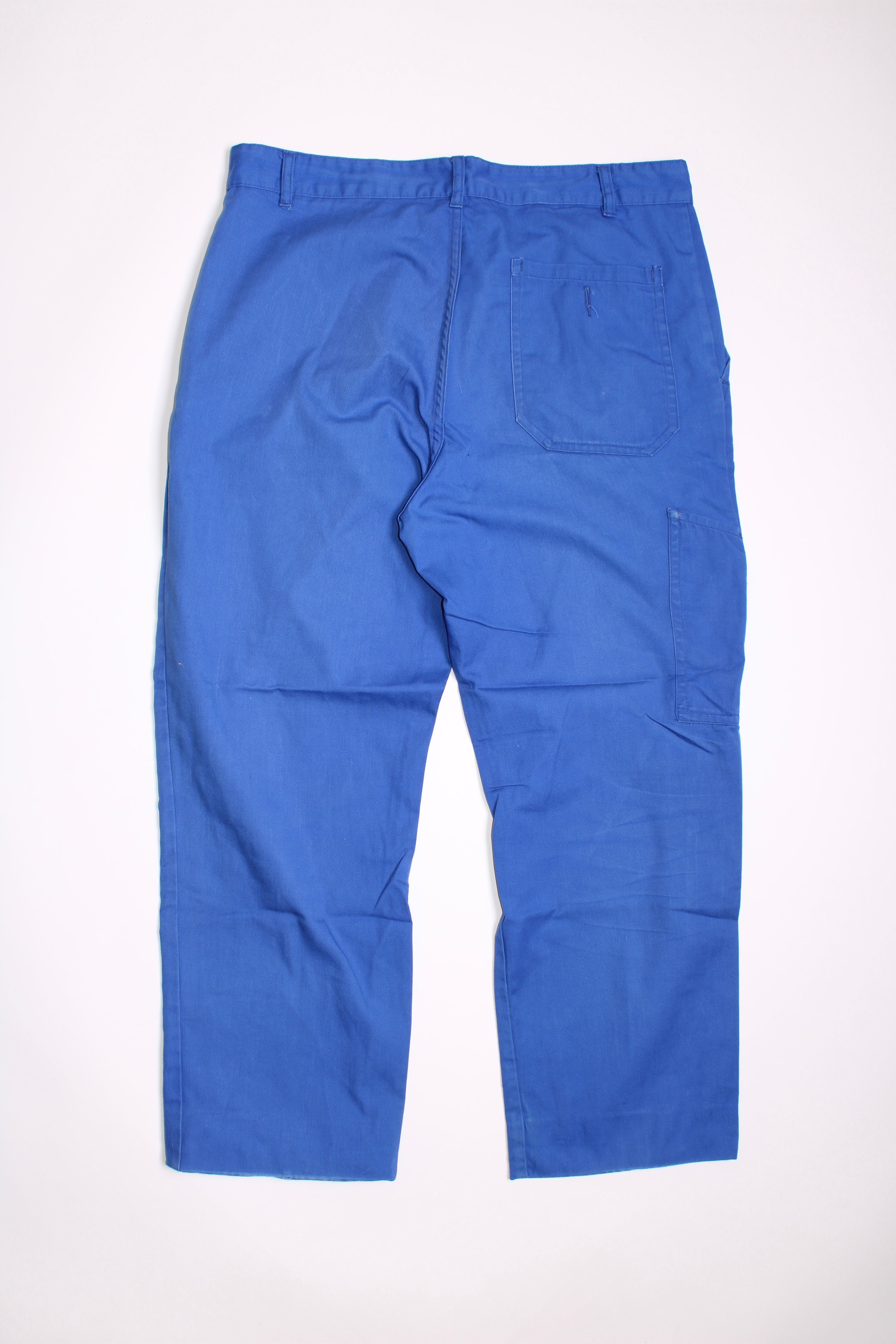 FRENCH WORKWEAR BLEU DE TRAVAIL VINTAGE WORK PANTS - W34 - 4